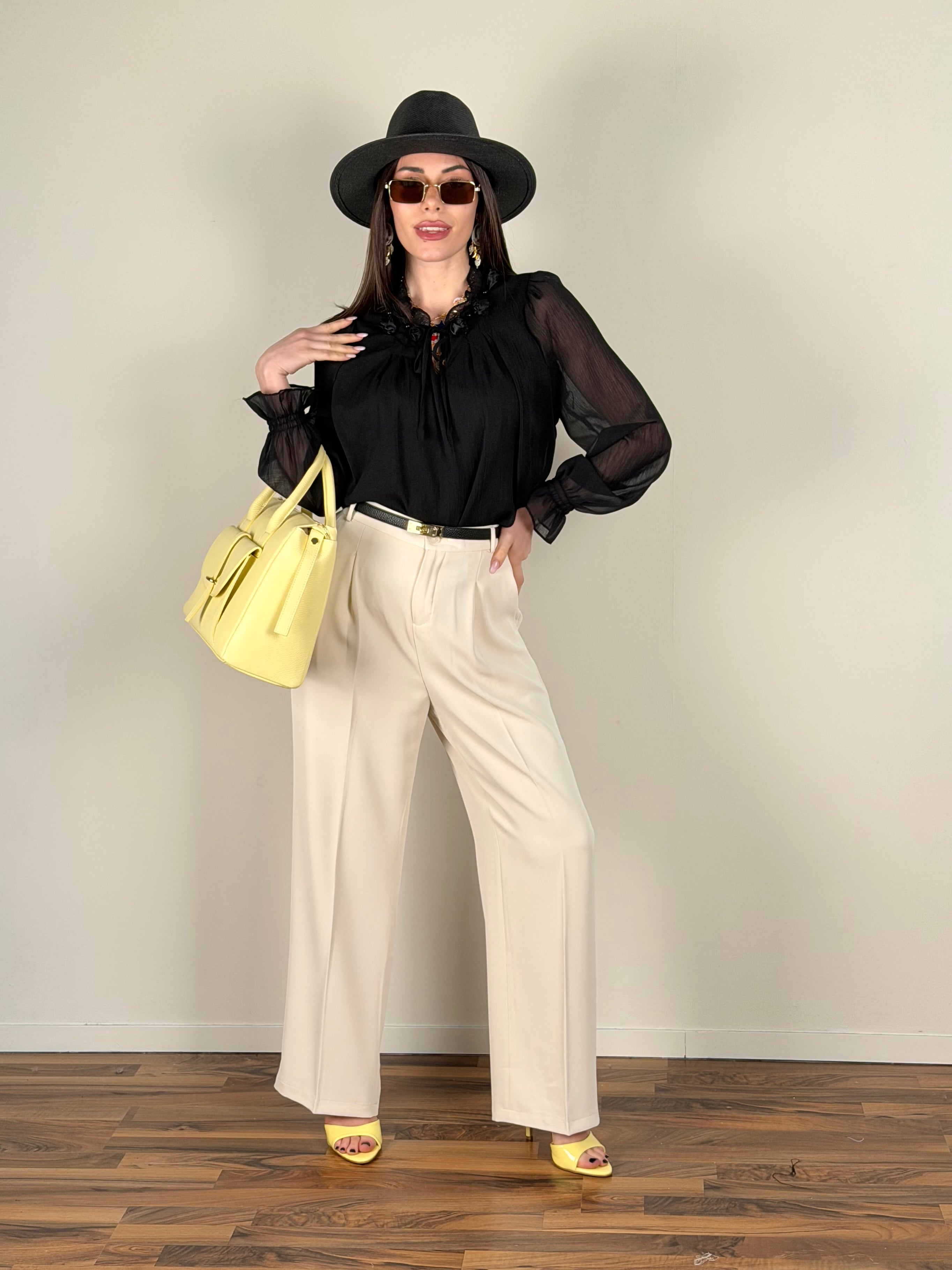 Camicia Cairo nera