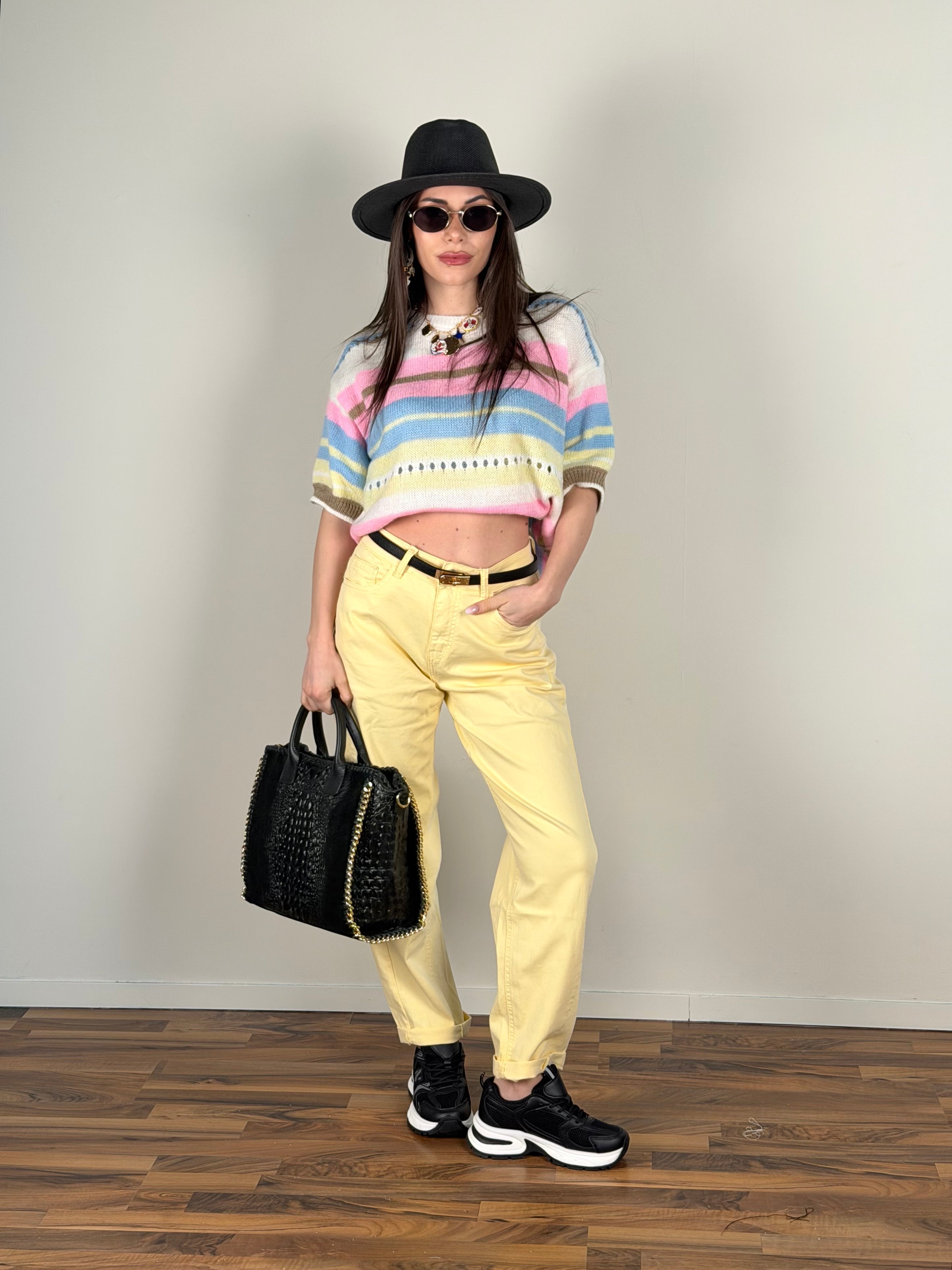 Jeans Kira giallo