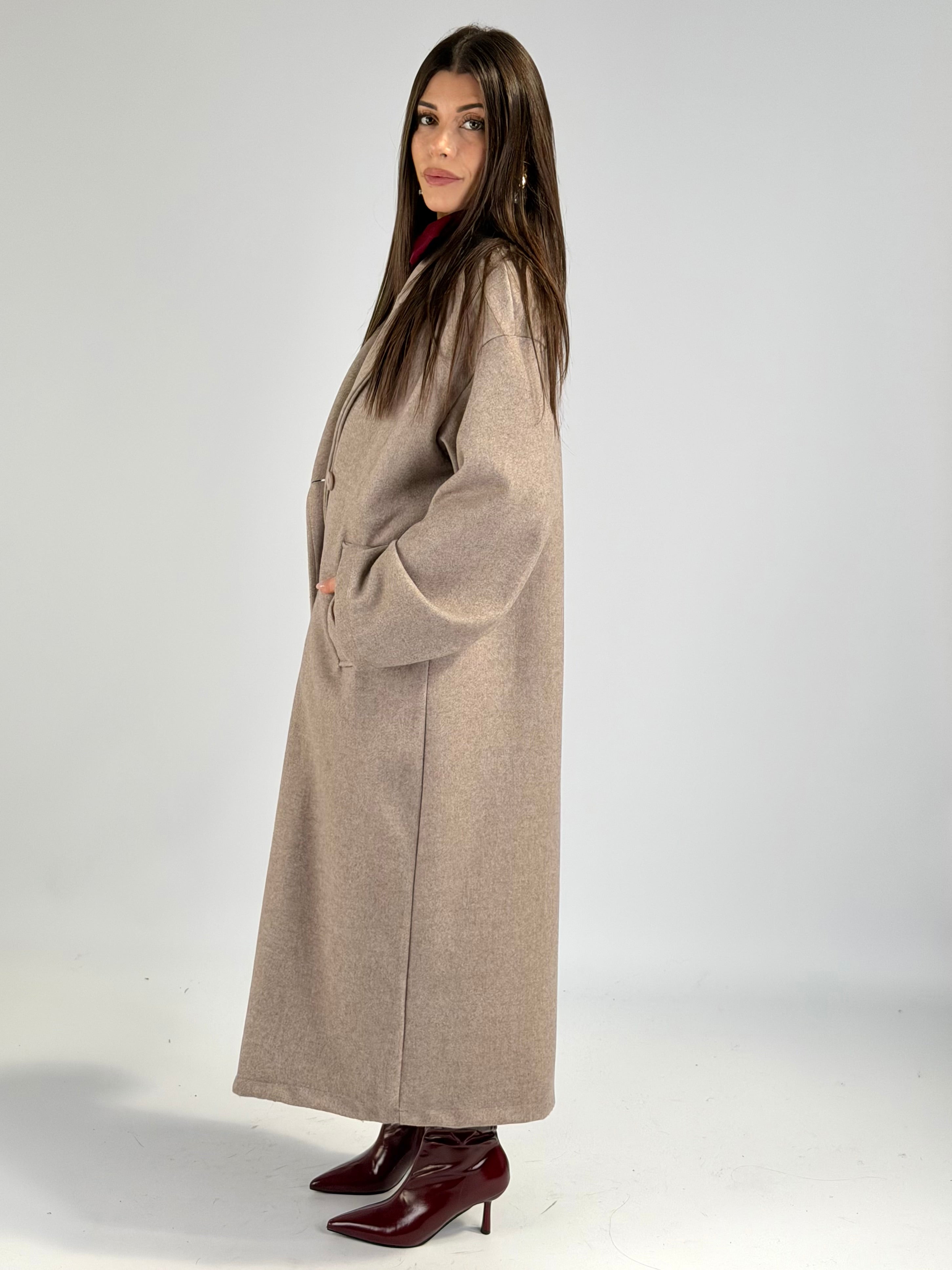 Maxi cappotto KIMBERLY beige