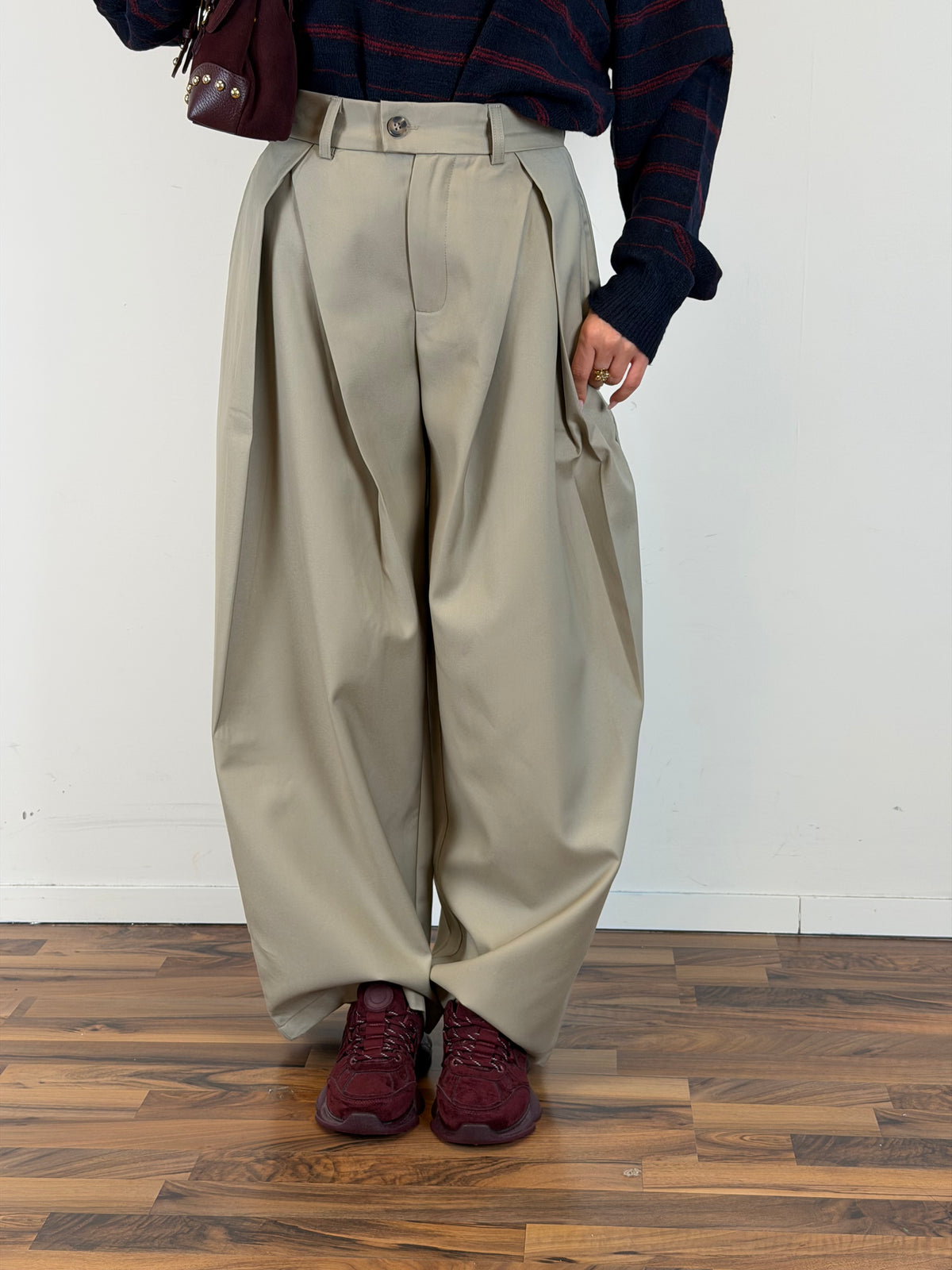 Pantalone old school beige
