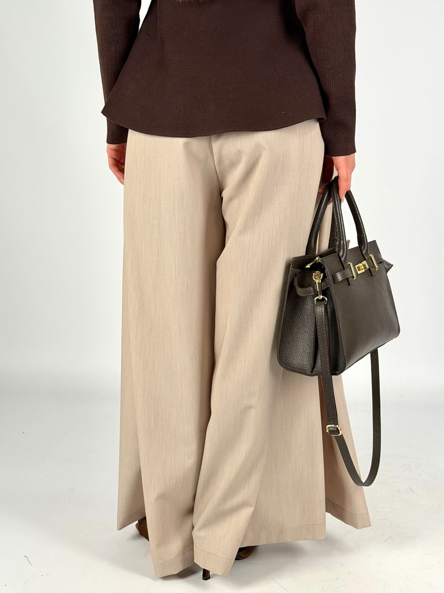 Pantalone bonton beige