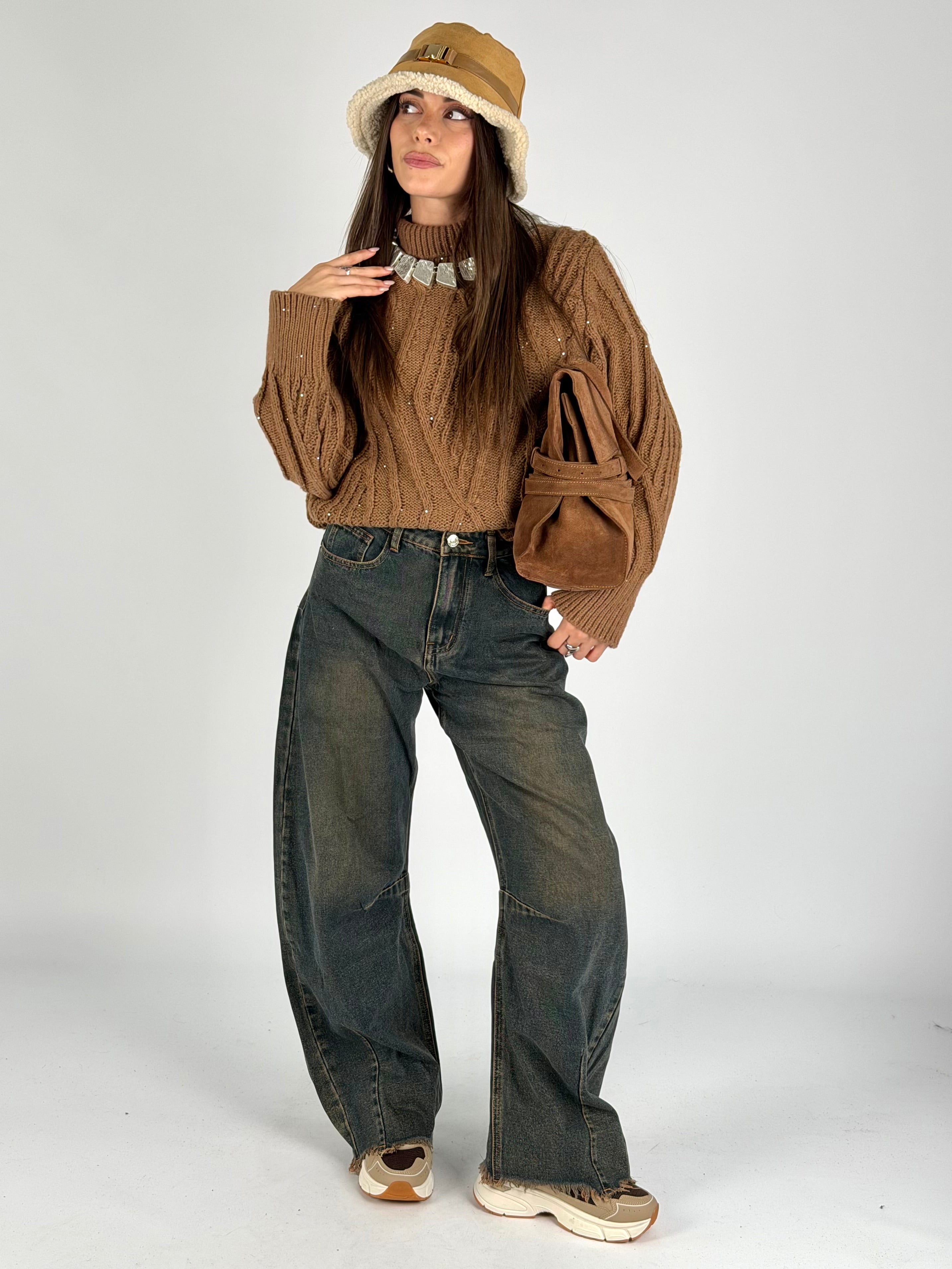 Maglia Praga tabacco