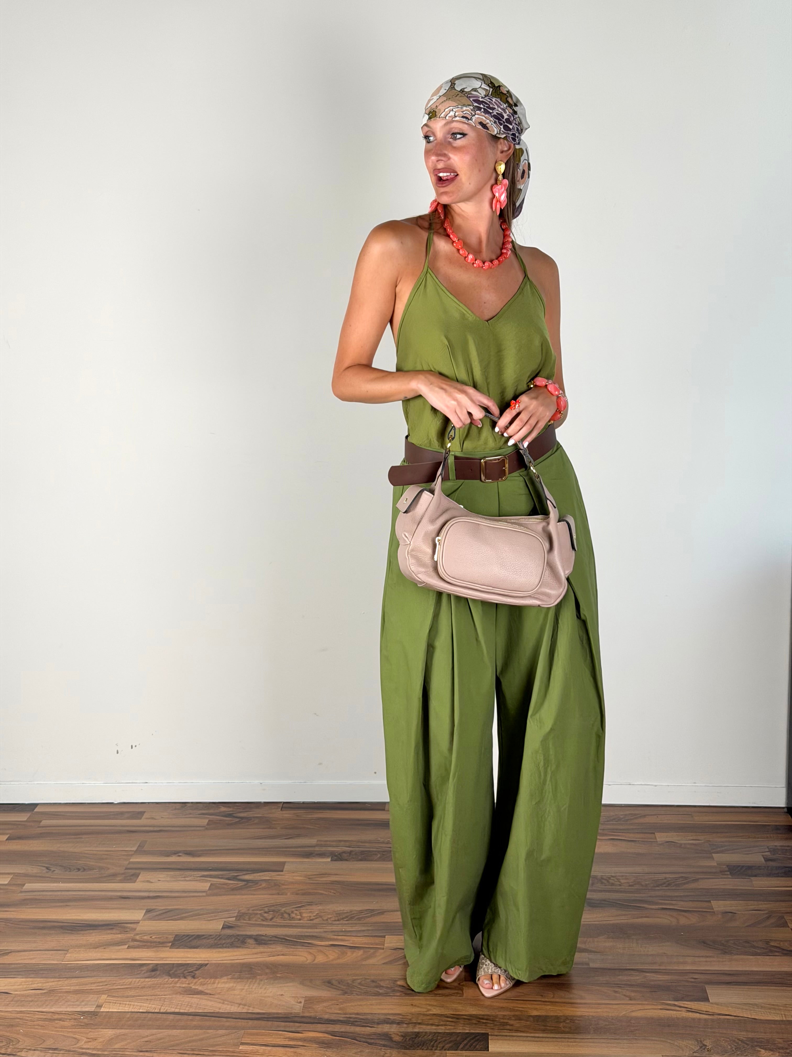Pantalone Ametista verde
