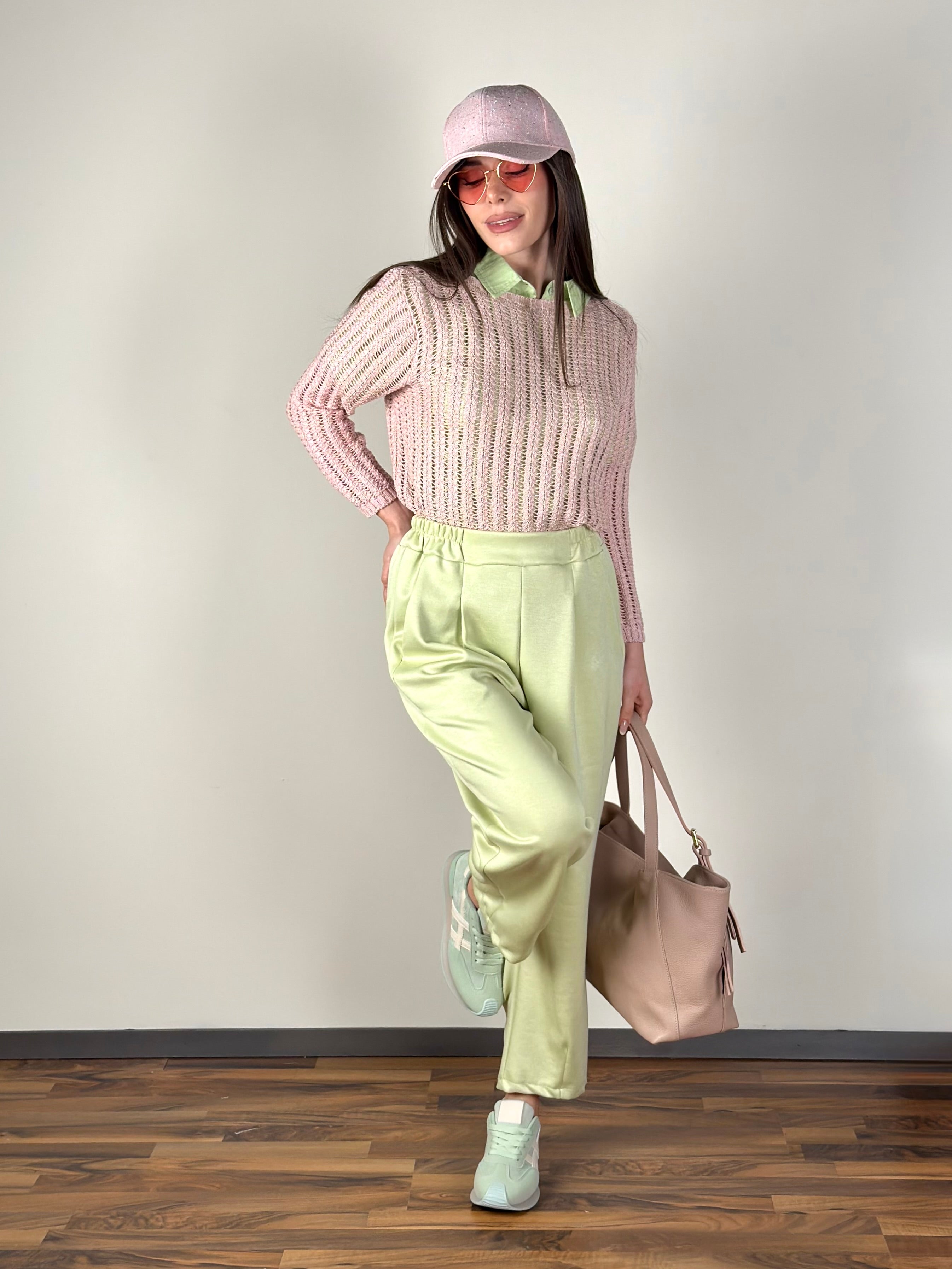 Pantalone Angelina verde