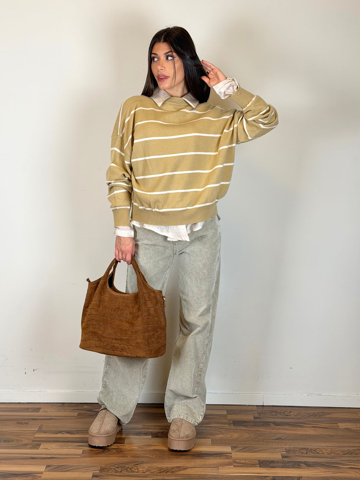 Maglia Yvonne beige