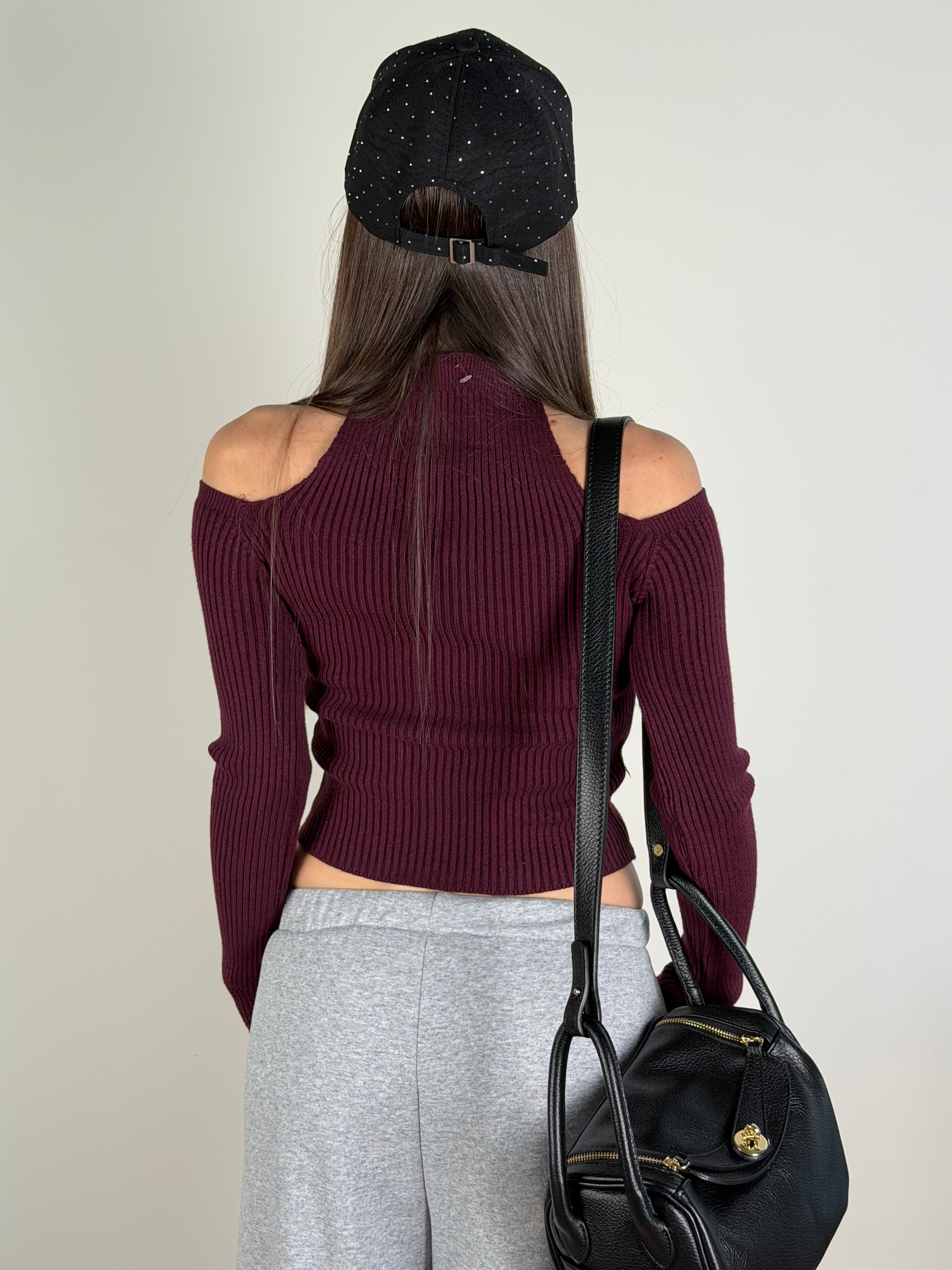 Maglia Hanna bordeaux