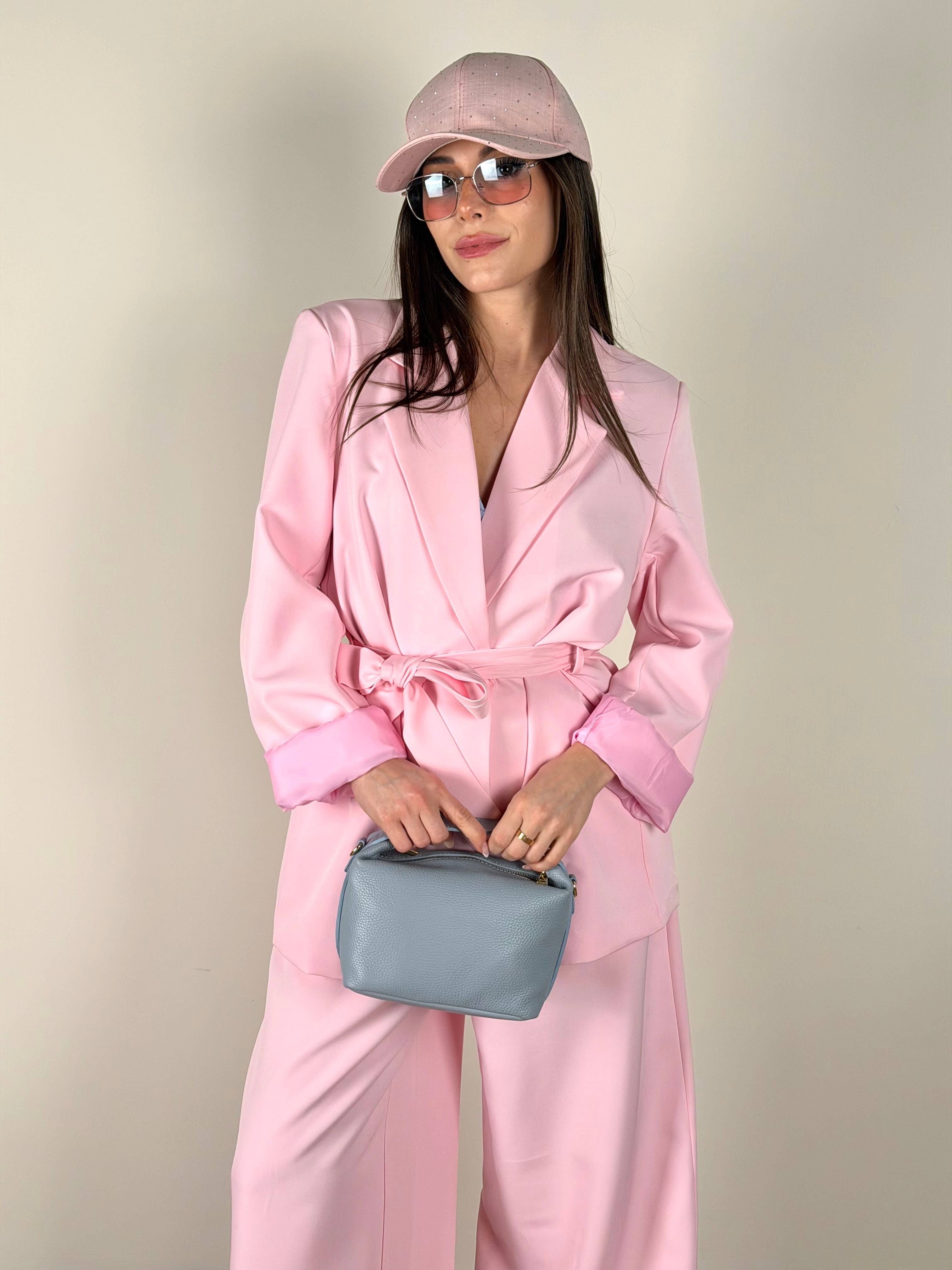 Completo fiocco rosa