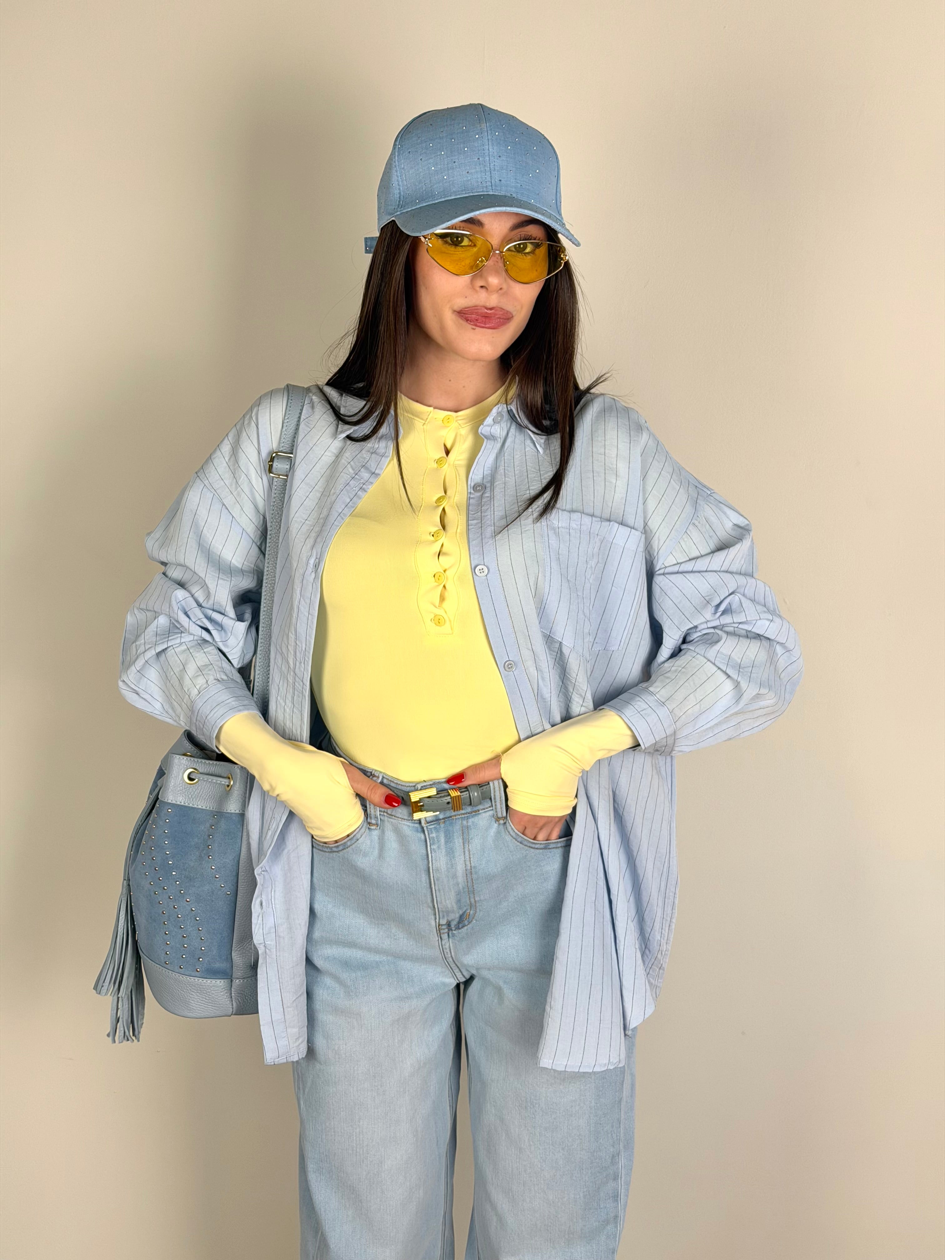 Camicia Hanna celeste