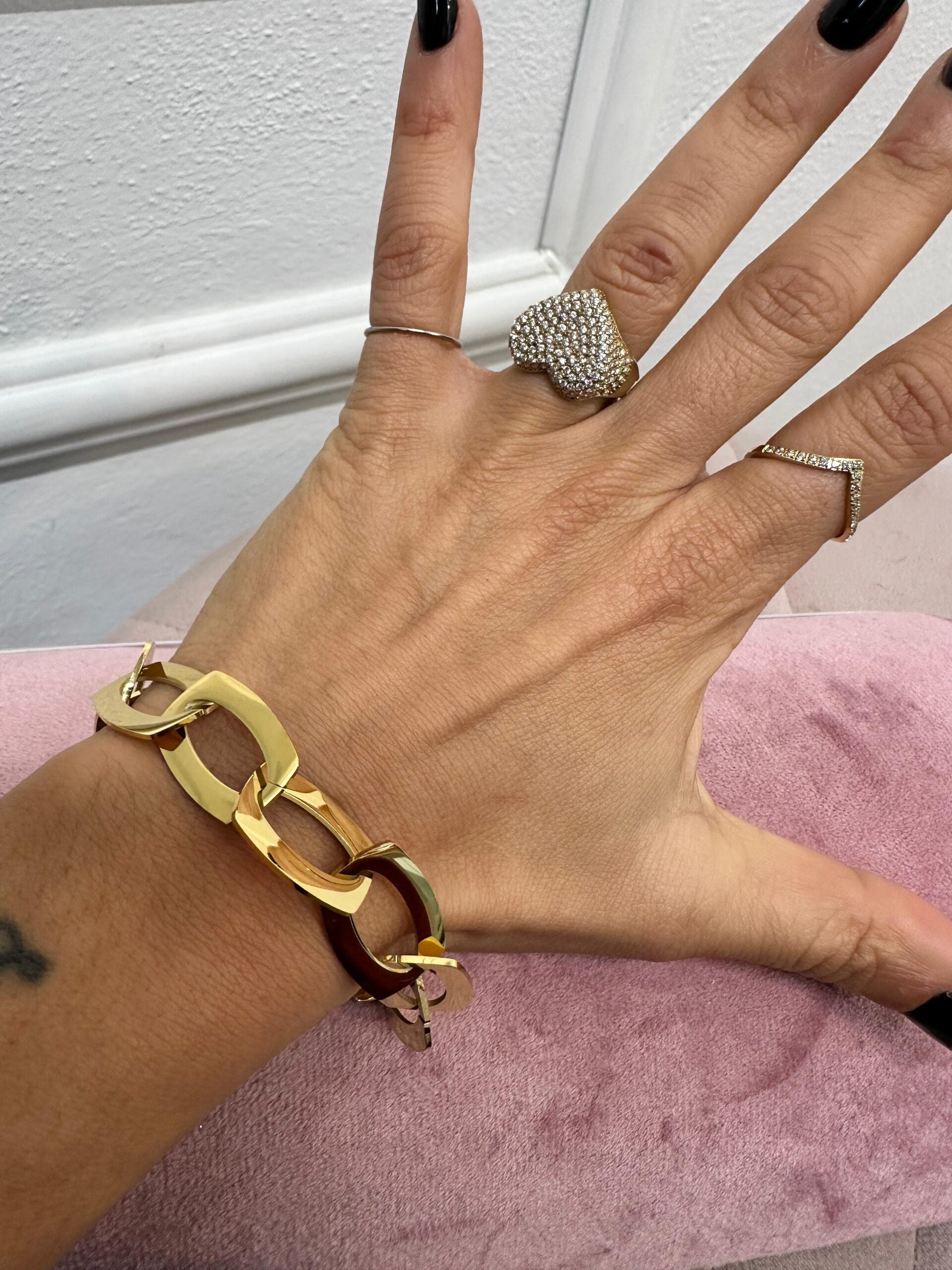 Bracciale maxi catena ovale