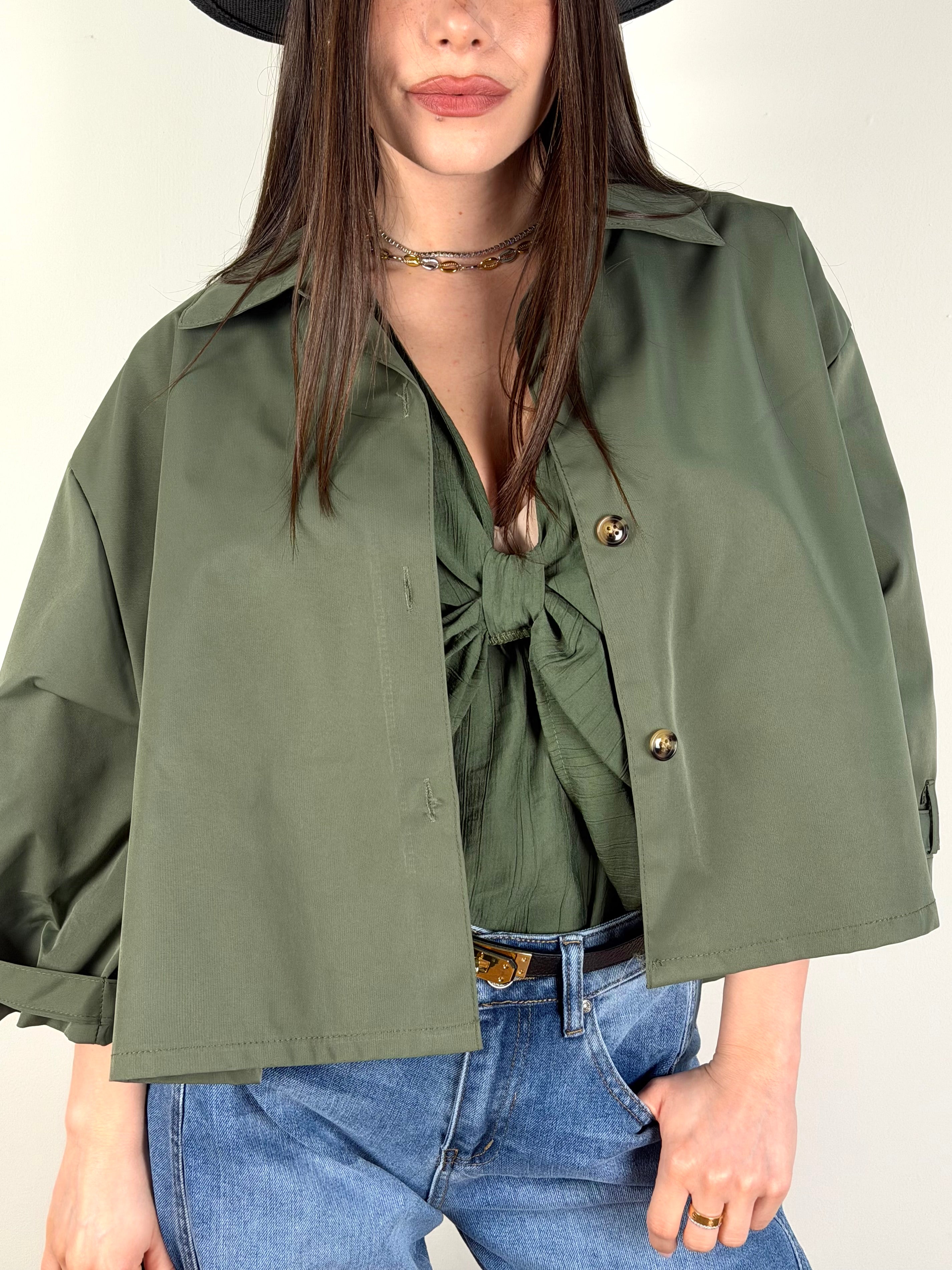 Trench Monica verde