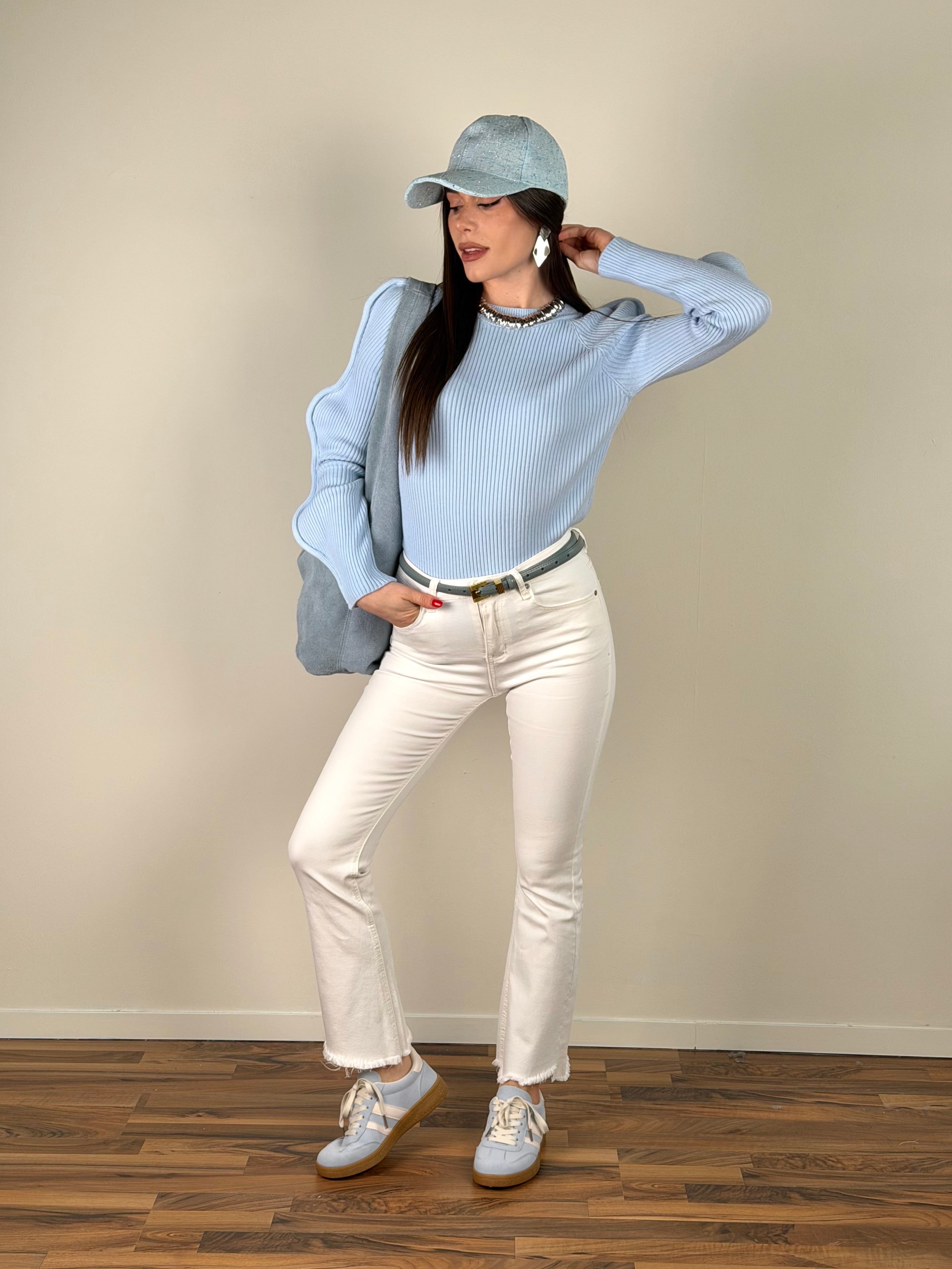 Jeans Zoe bianco