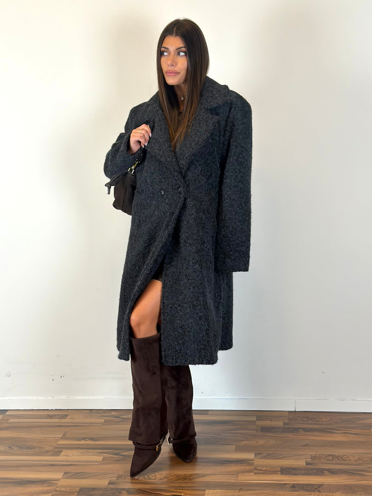 Cappotto Glamour nero