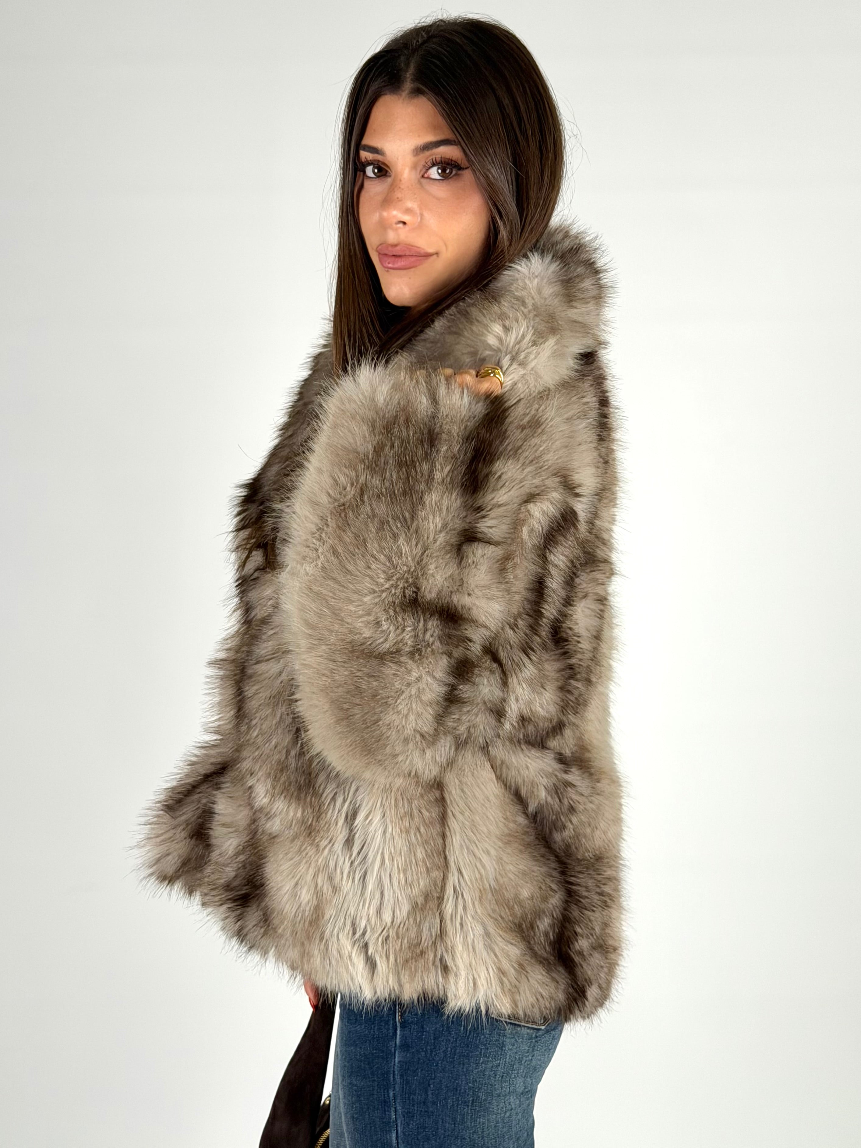 Pelliccia Silvia beige