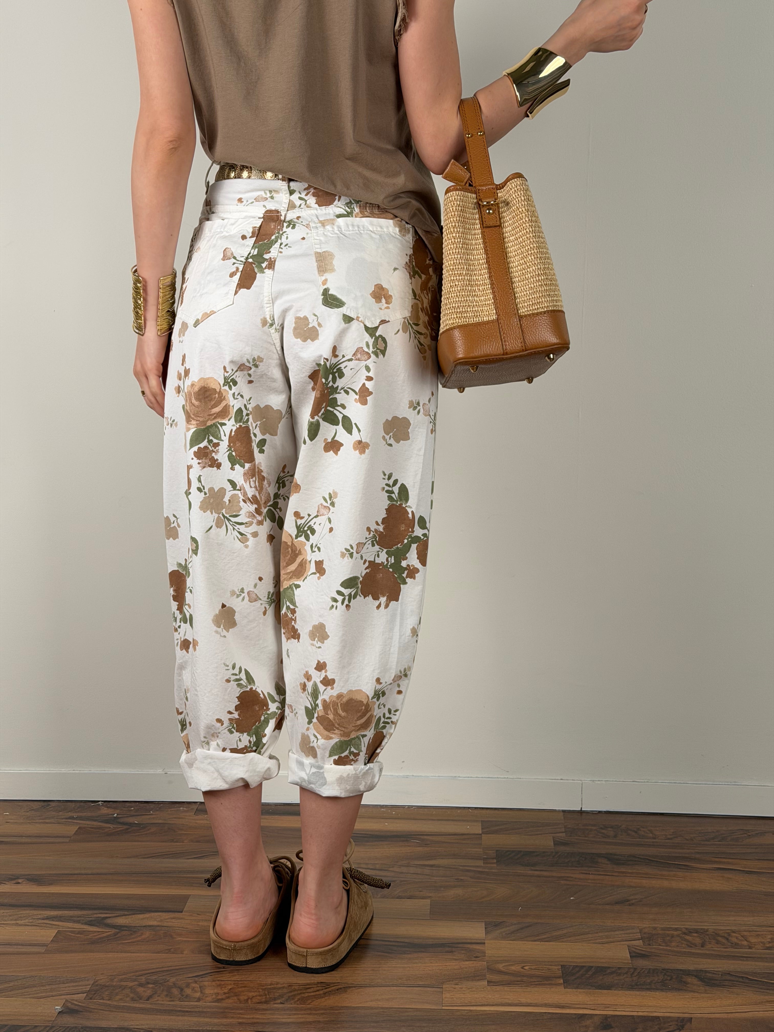 Pantalone Mila tabacco
