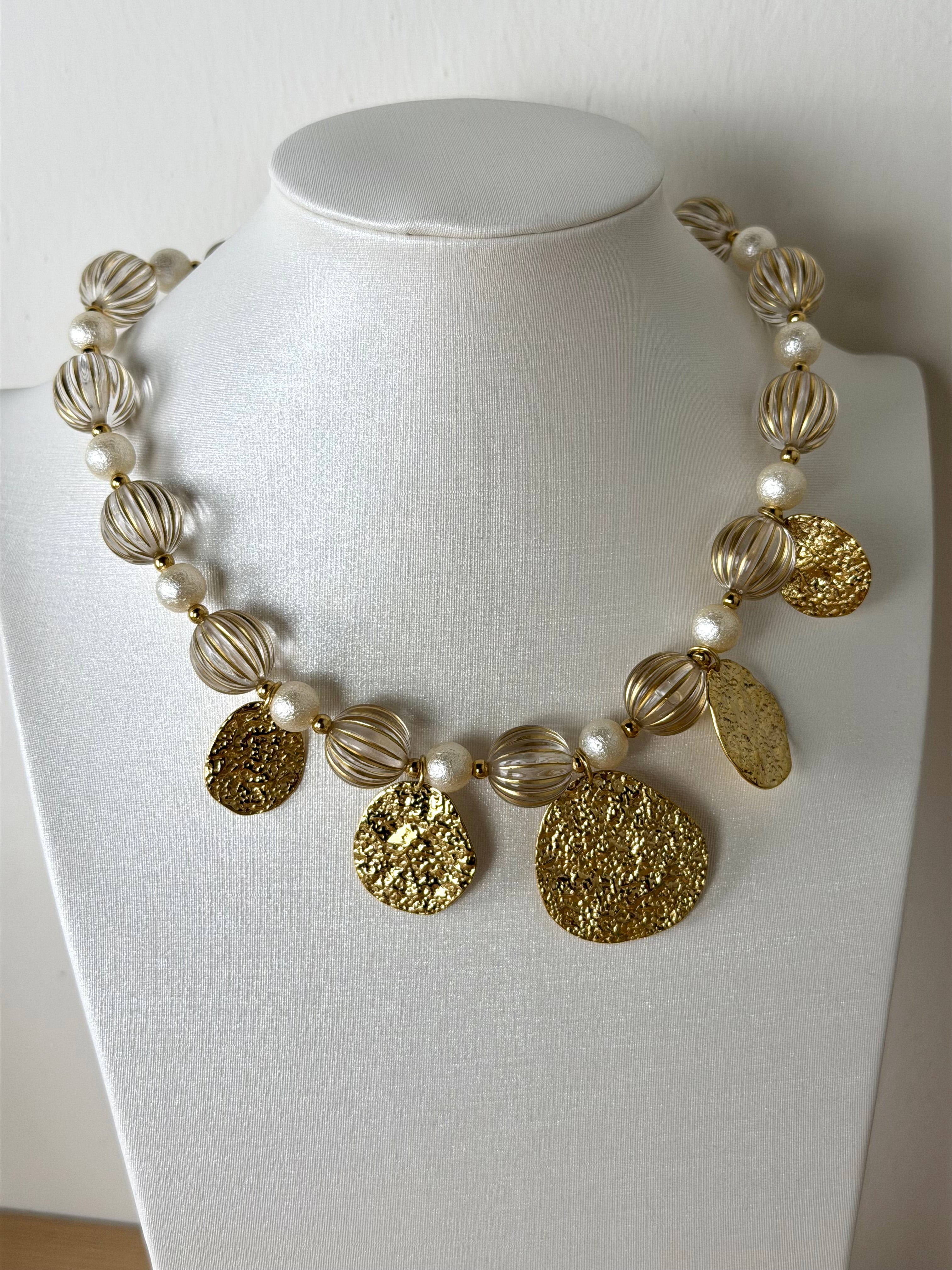 Collana Sfere   - collezione FILO ORO