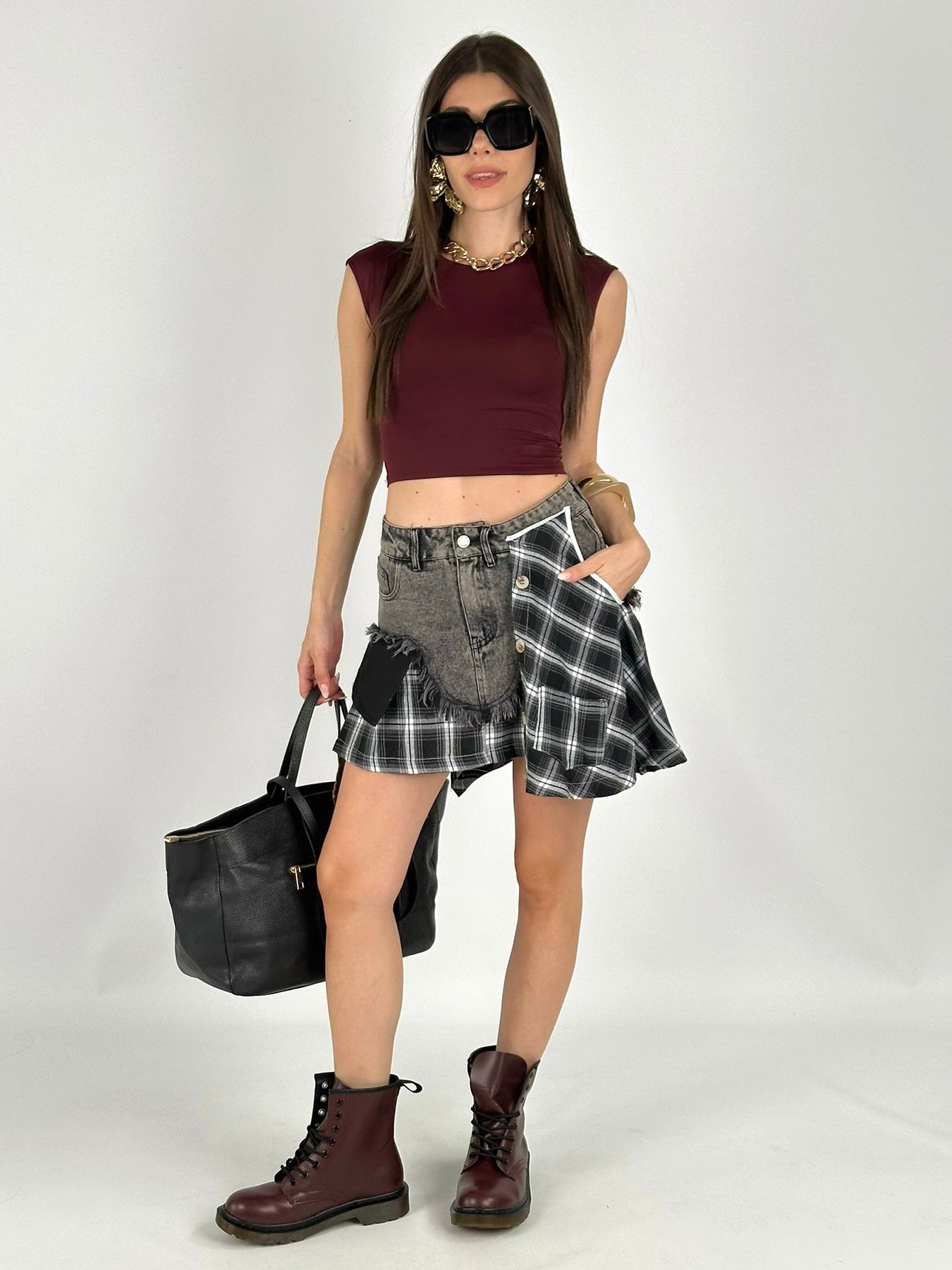 Gonna doppia fantasia