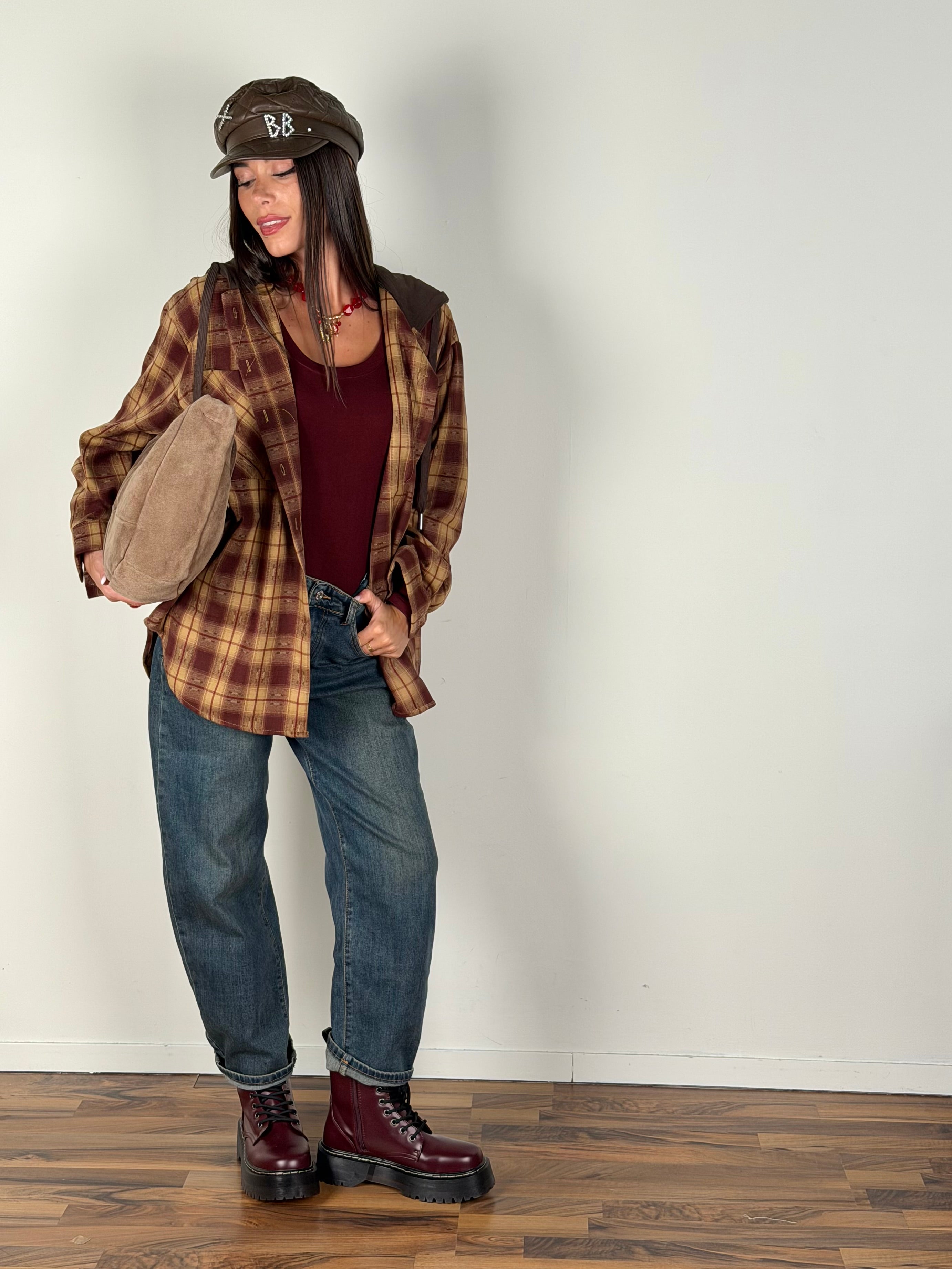Camicia Check Street Bordeaux