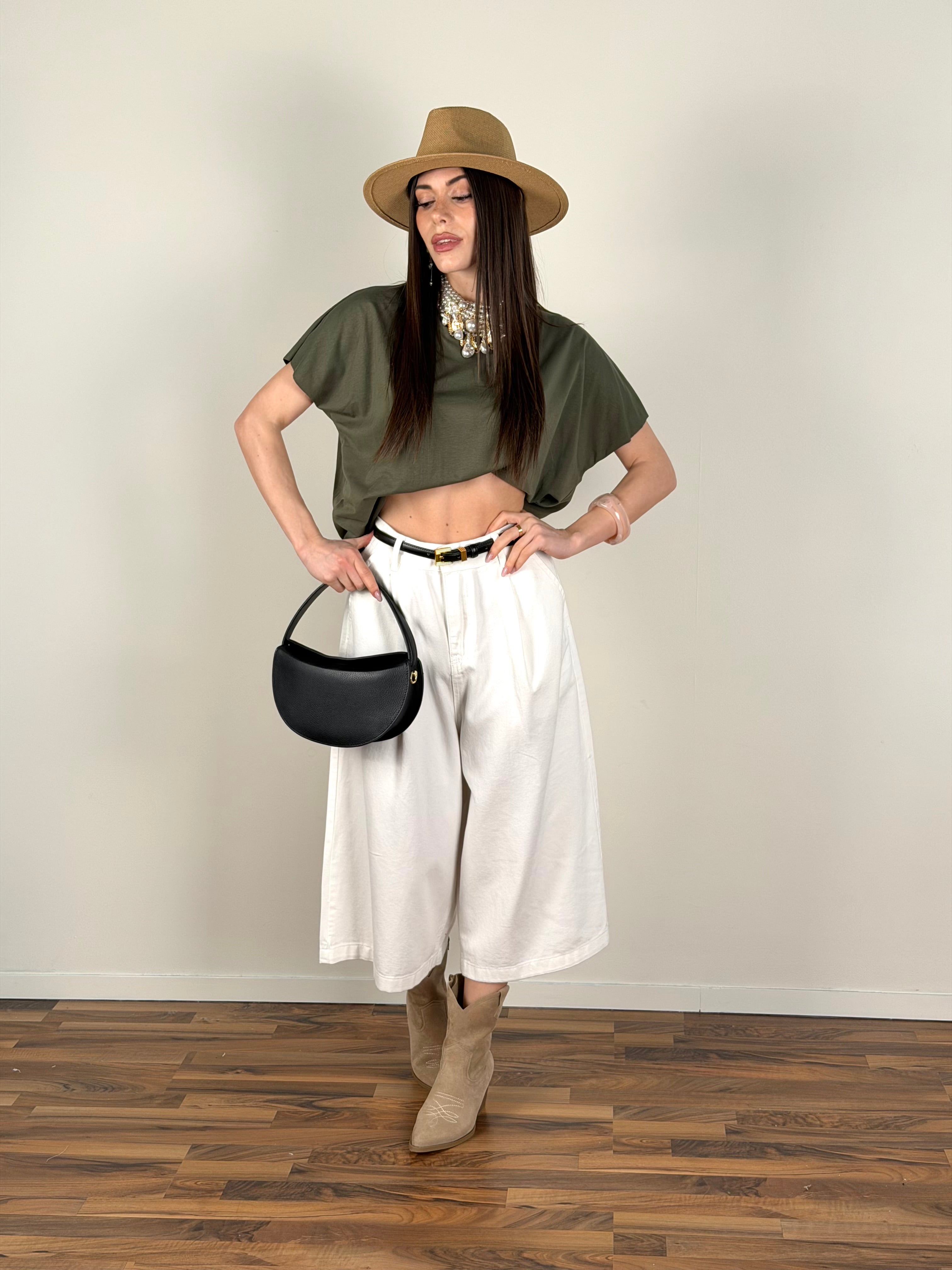 T-shirt Olivia rosa verde
