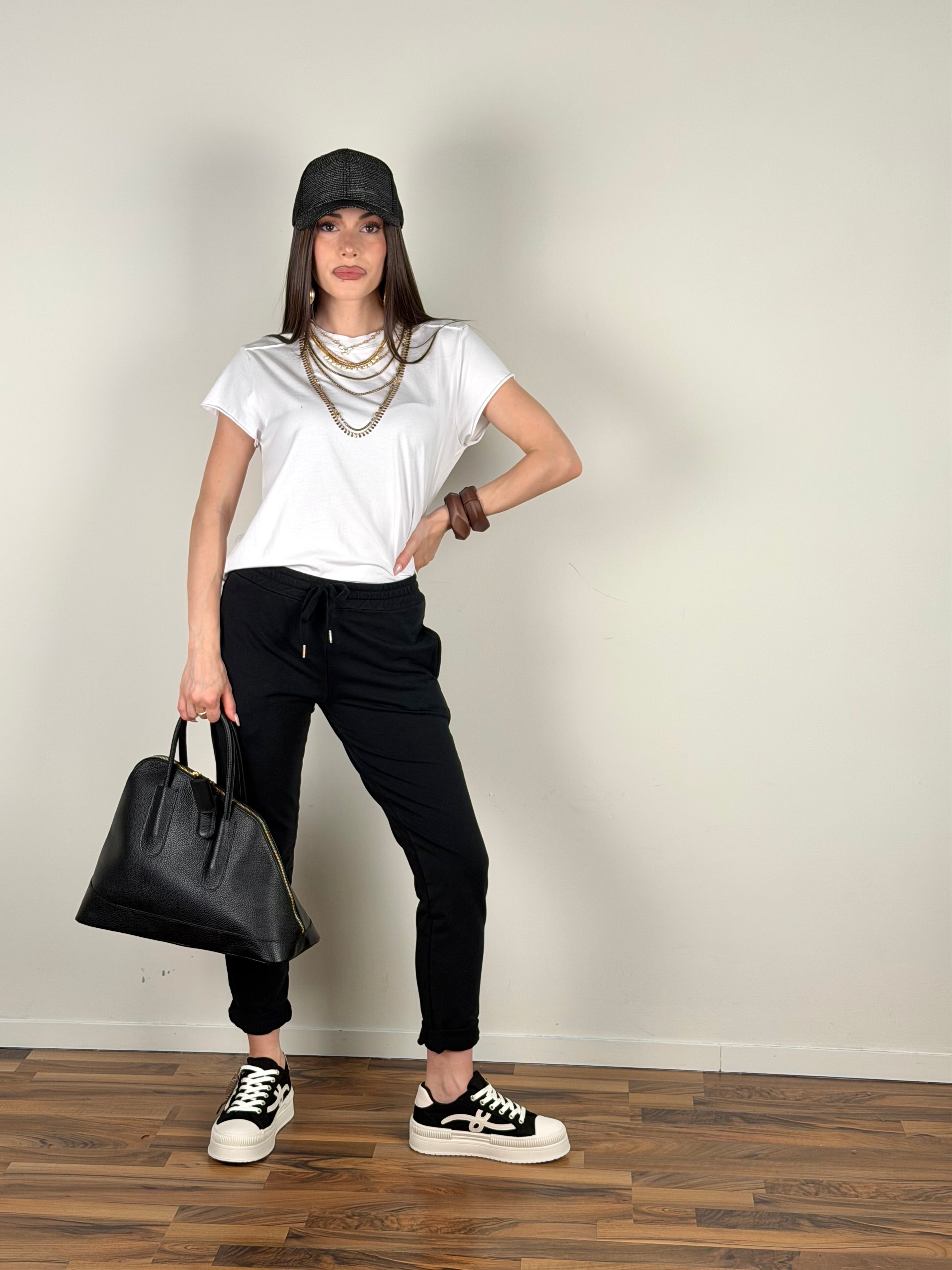 Pantalone Malibu nero