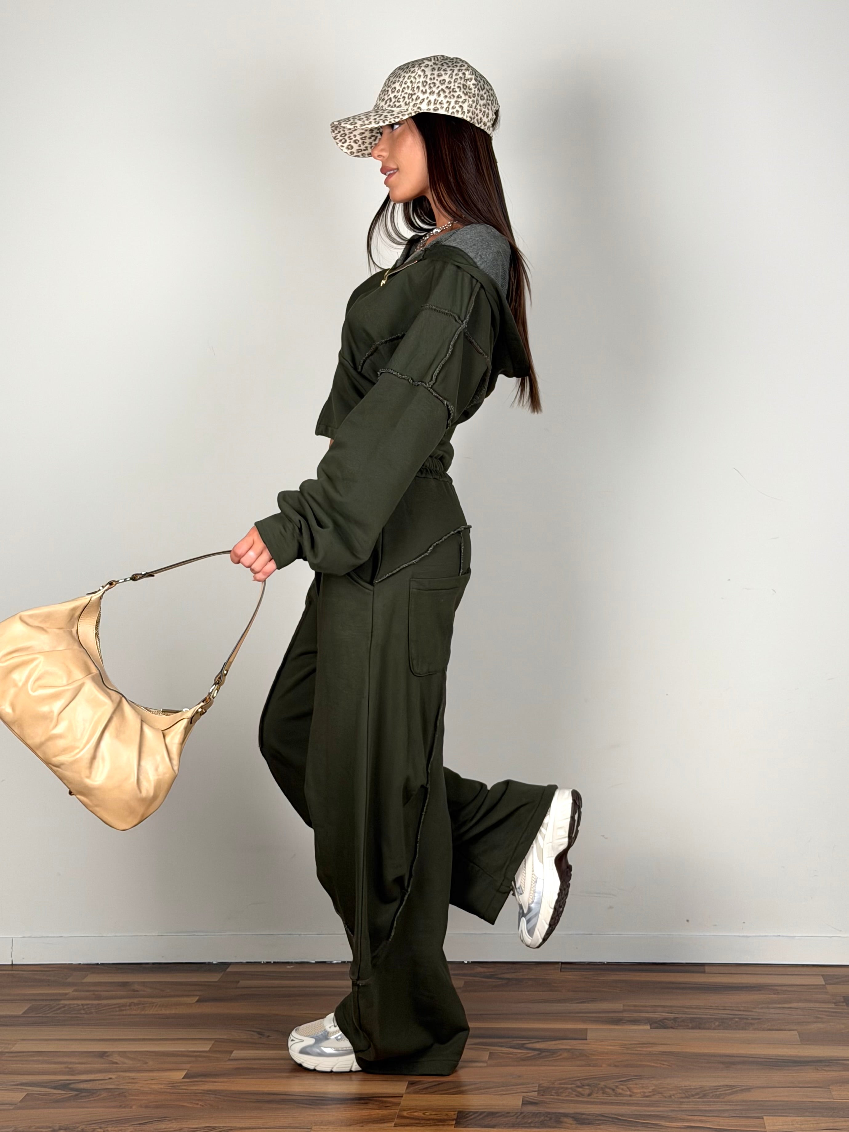 Pantalone tuta Mirea verde