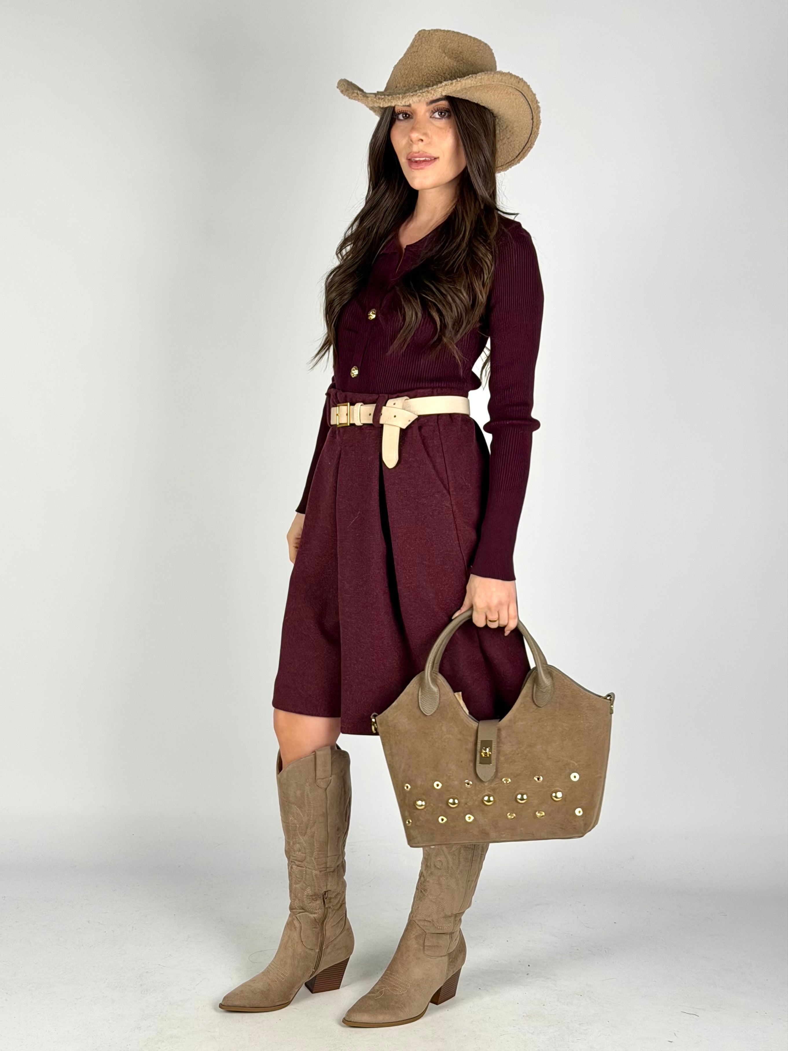 Bermuda Lusilla bordeaux