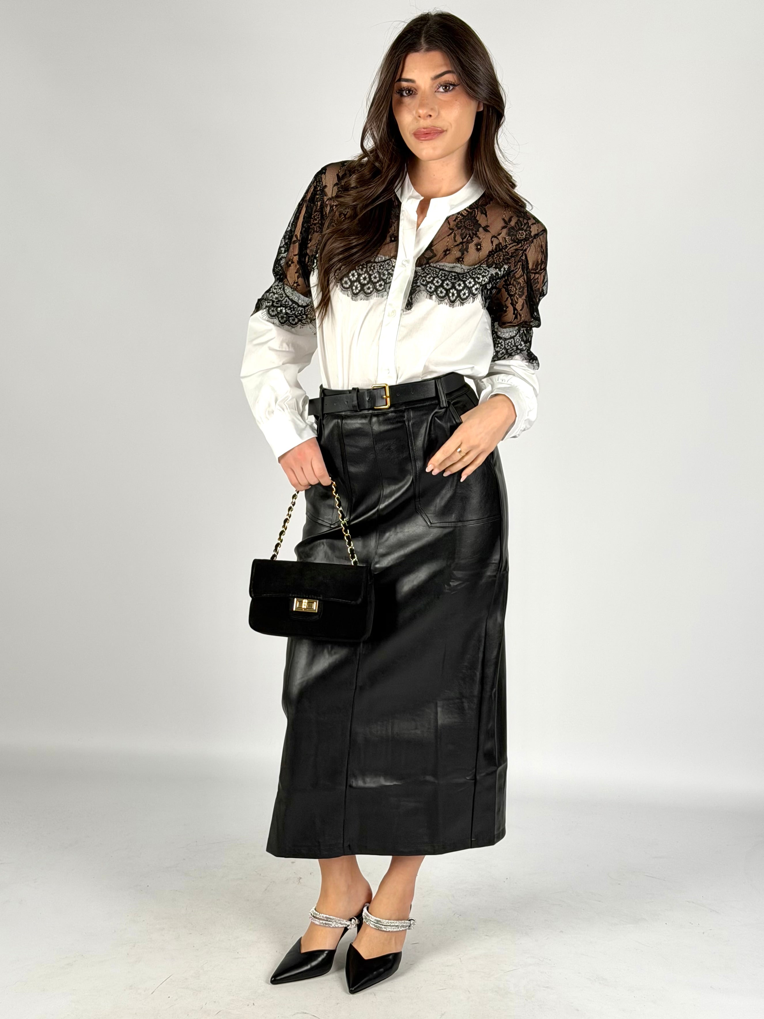 Gonna lunghette Selma nero