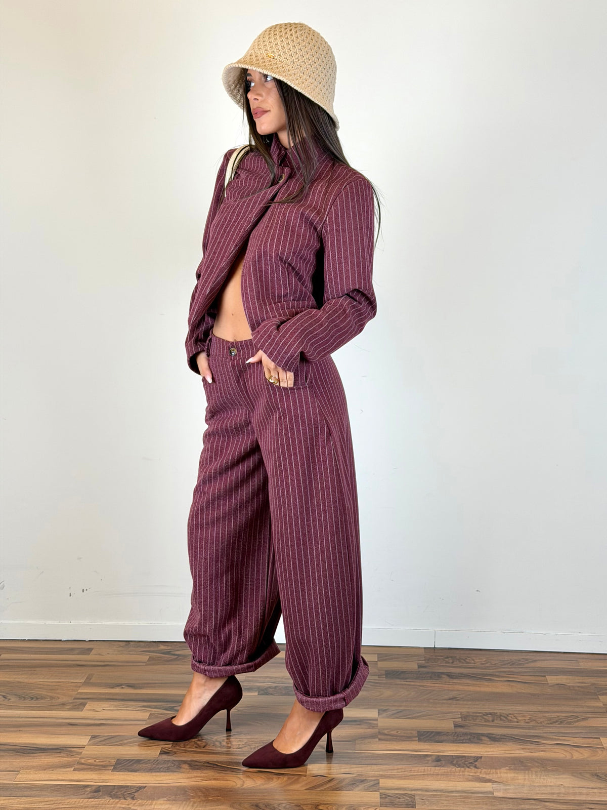 Giacca completo Hypnotic bordeaux