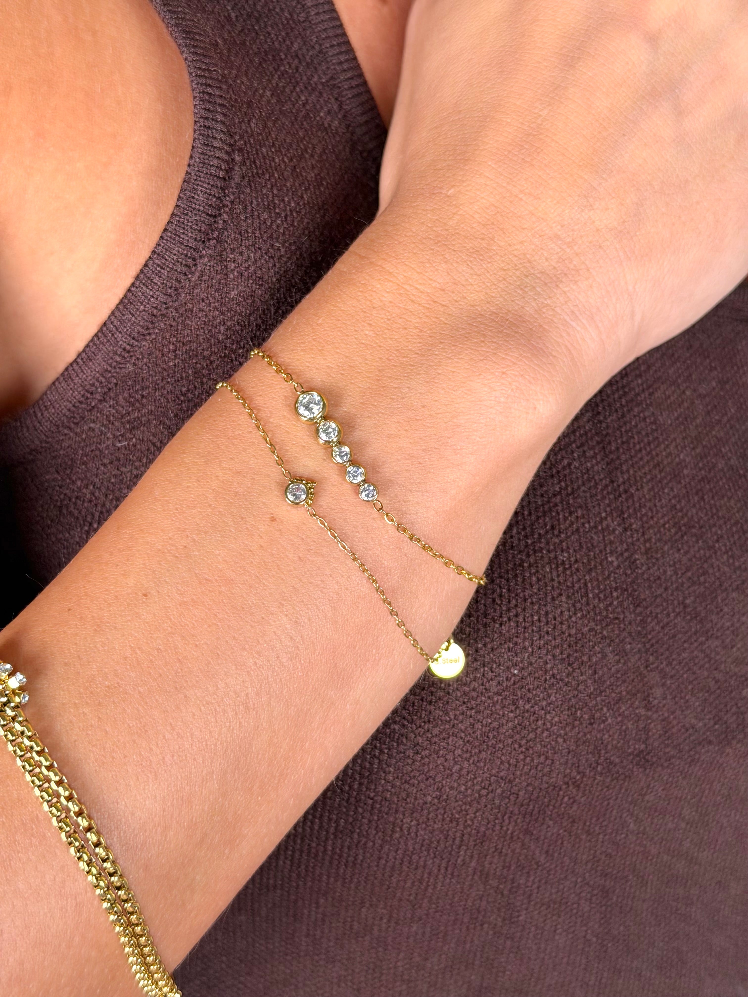 Bracciale luce - collezione versus oro
