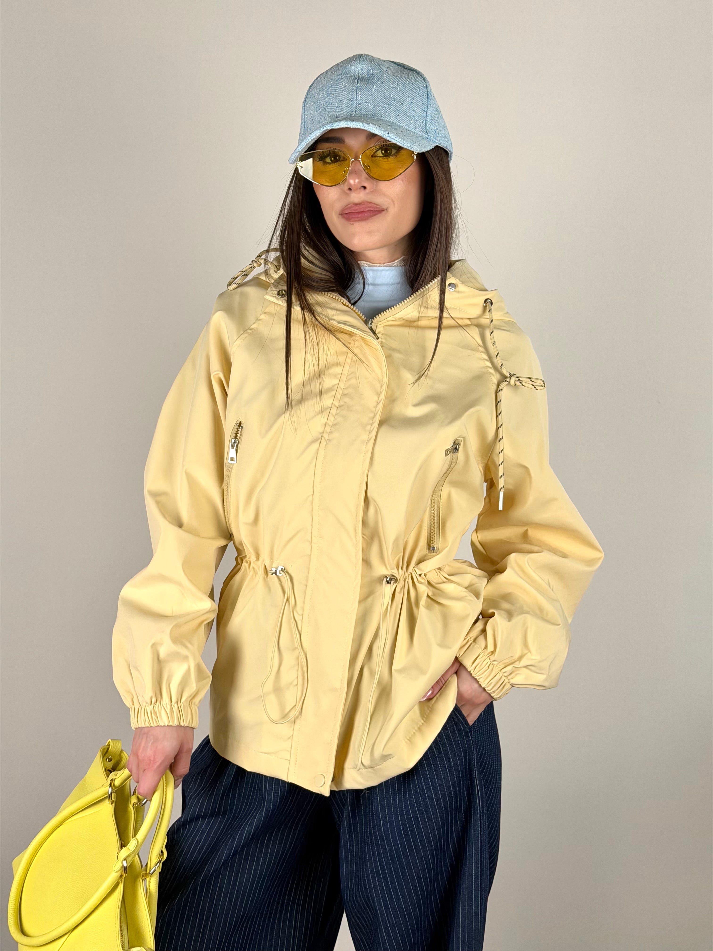 Spolverino coulisse giallo