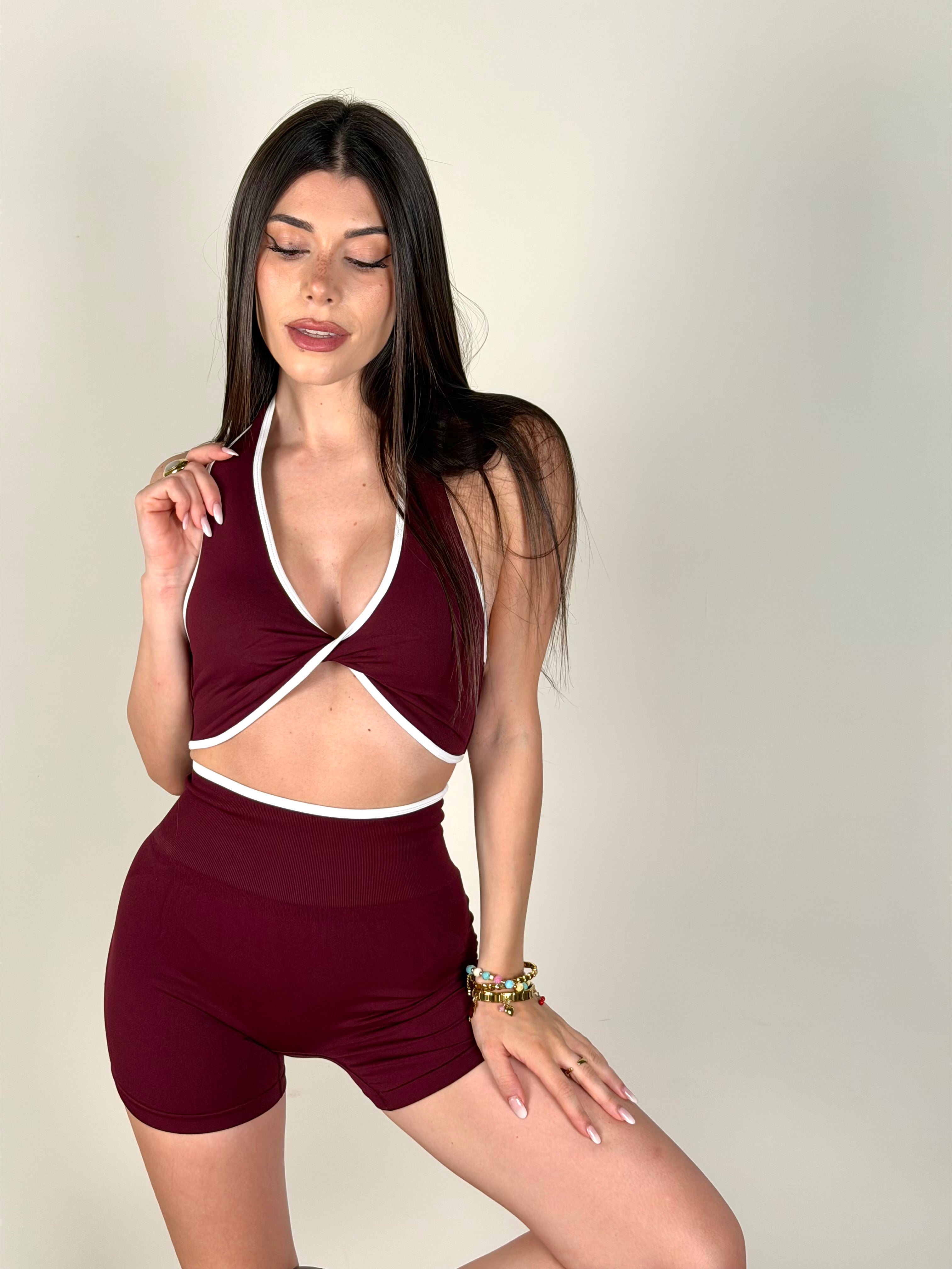 Completo Sportivo Grace bordeaux