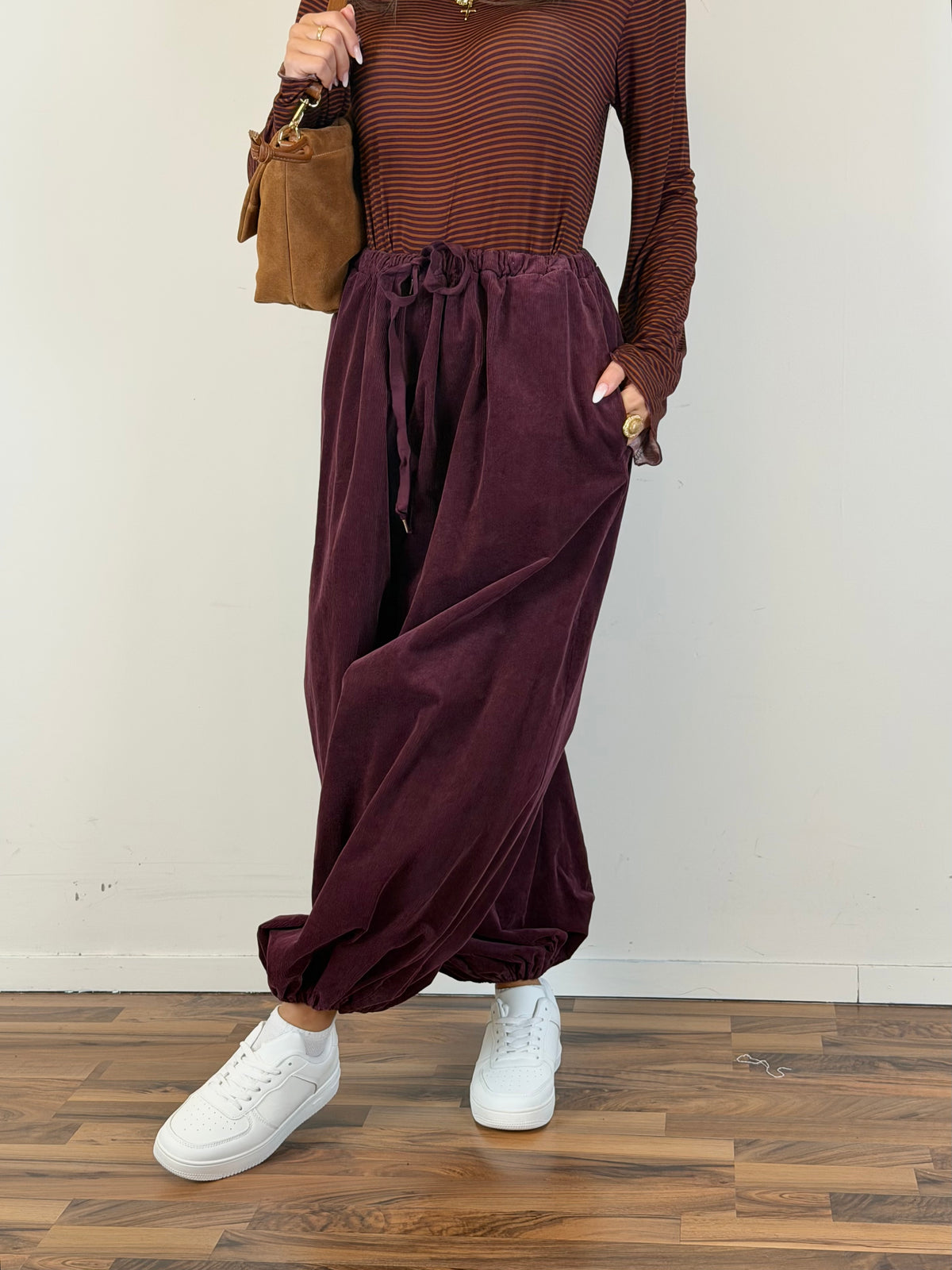 Pantalone Ginny bordeaux