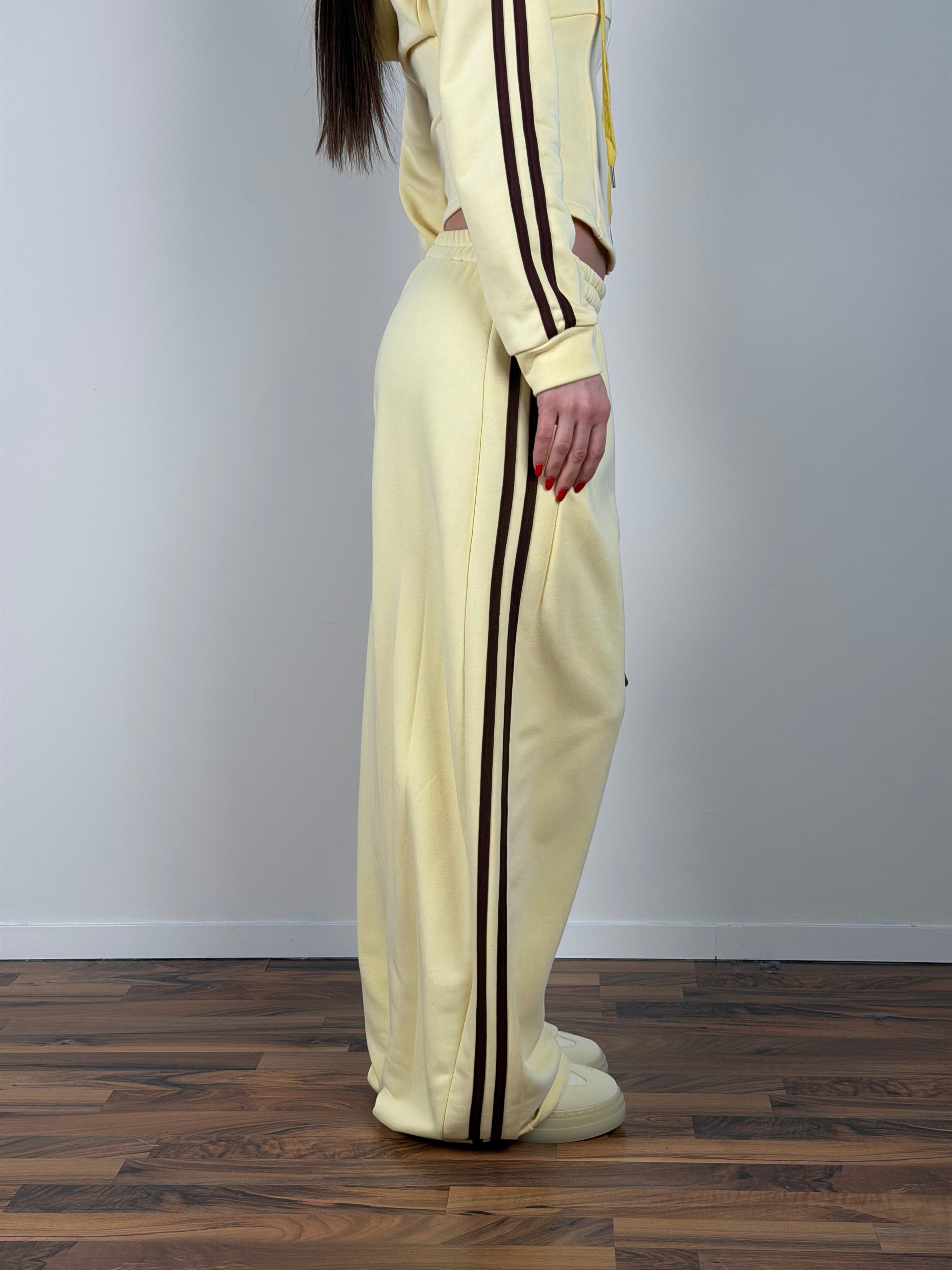 Pantalone tuta iconic gialla