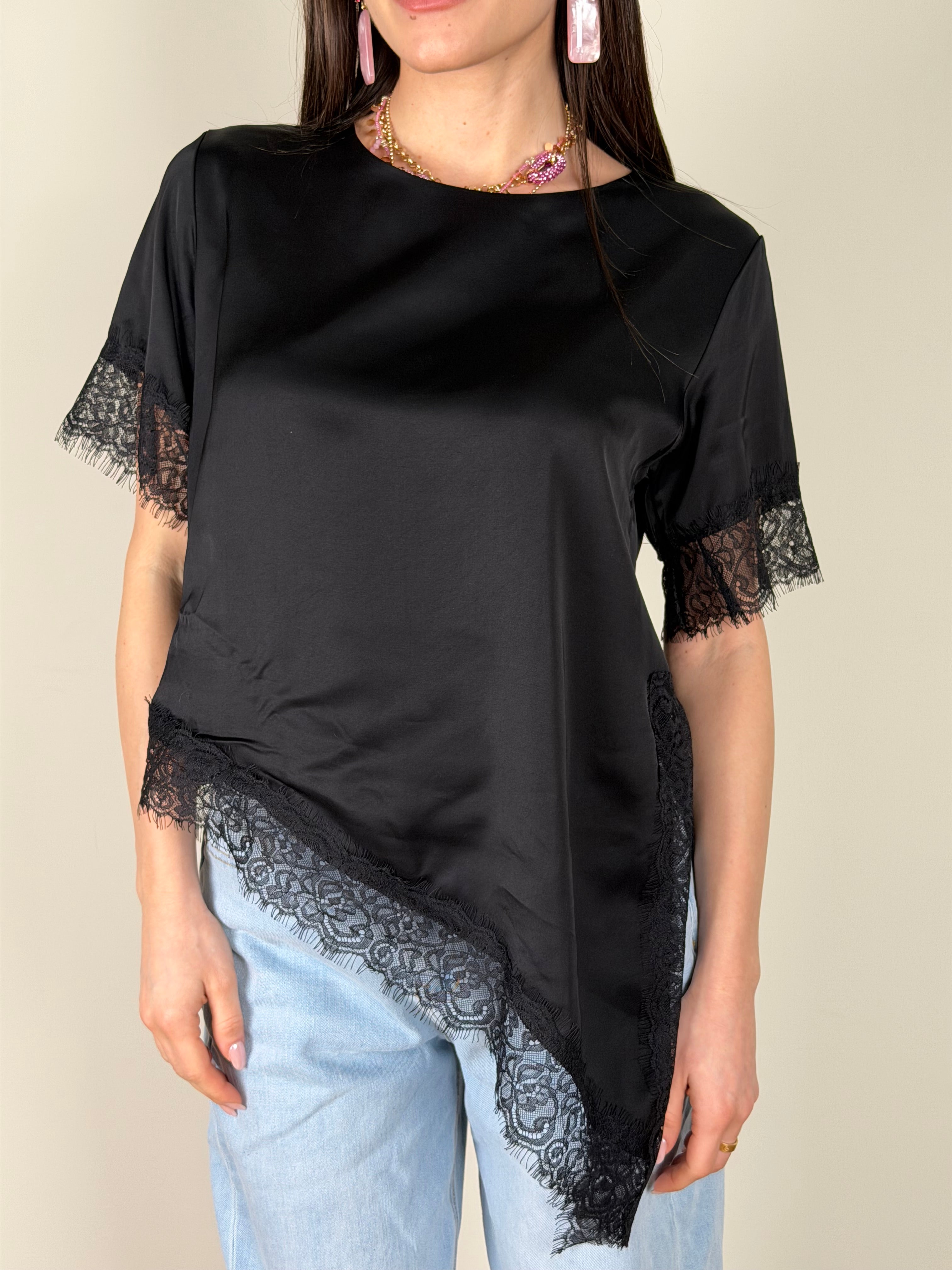 Maglia trasversale nero