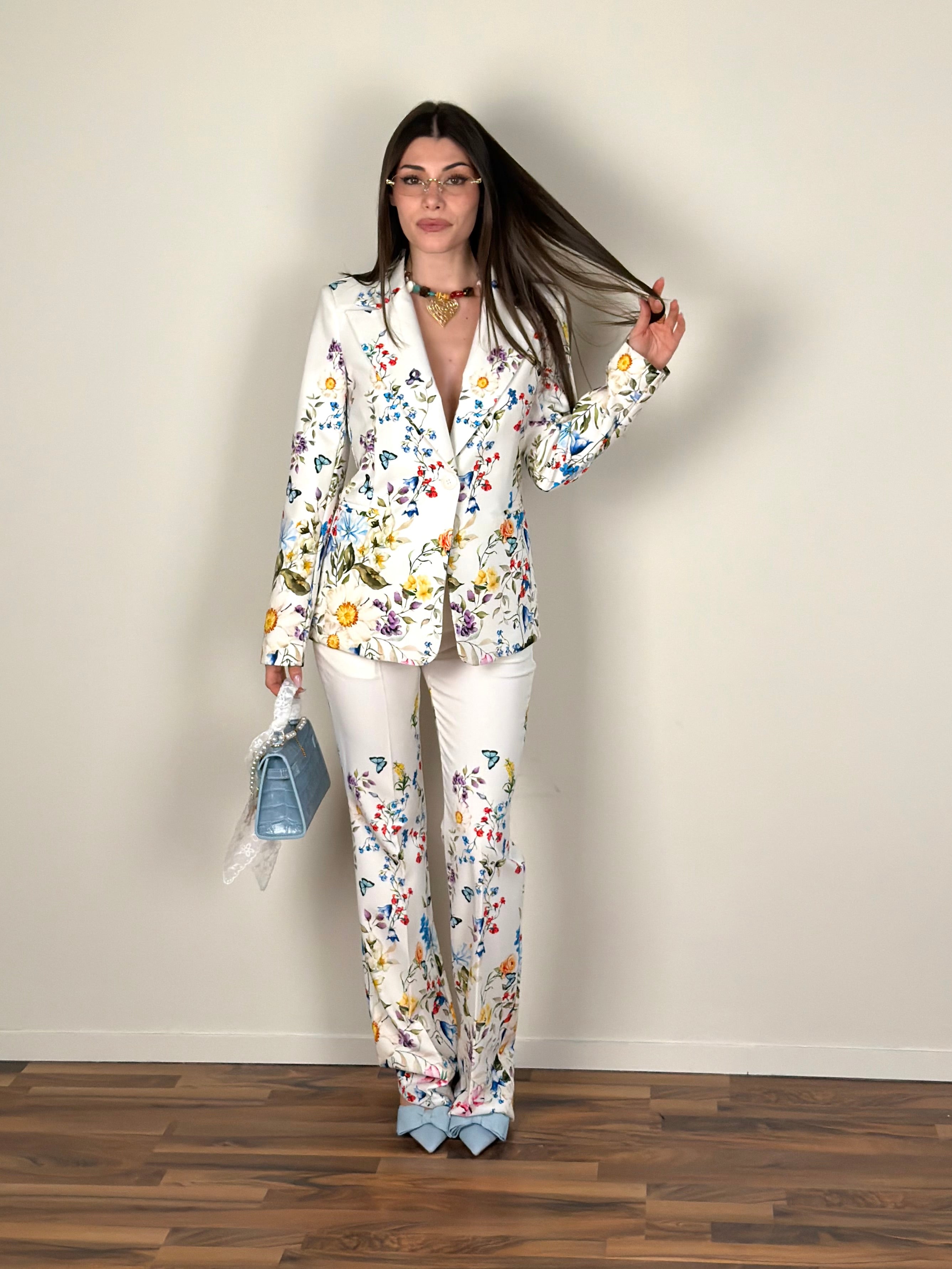 Completo Belinda bianco