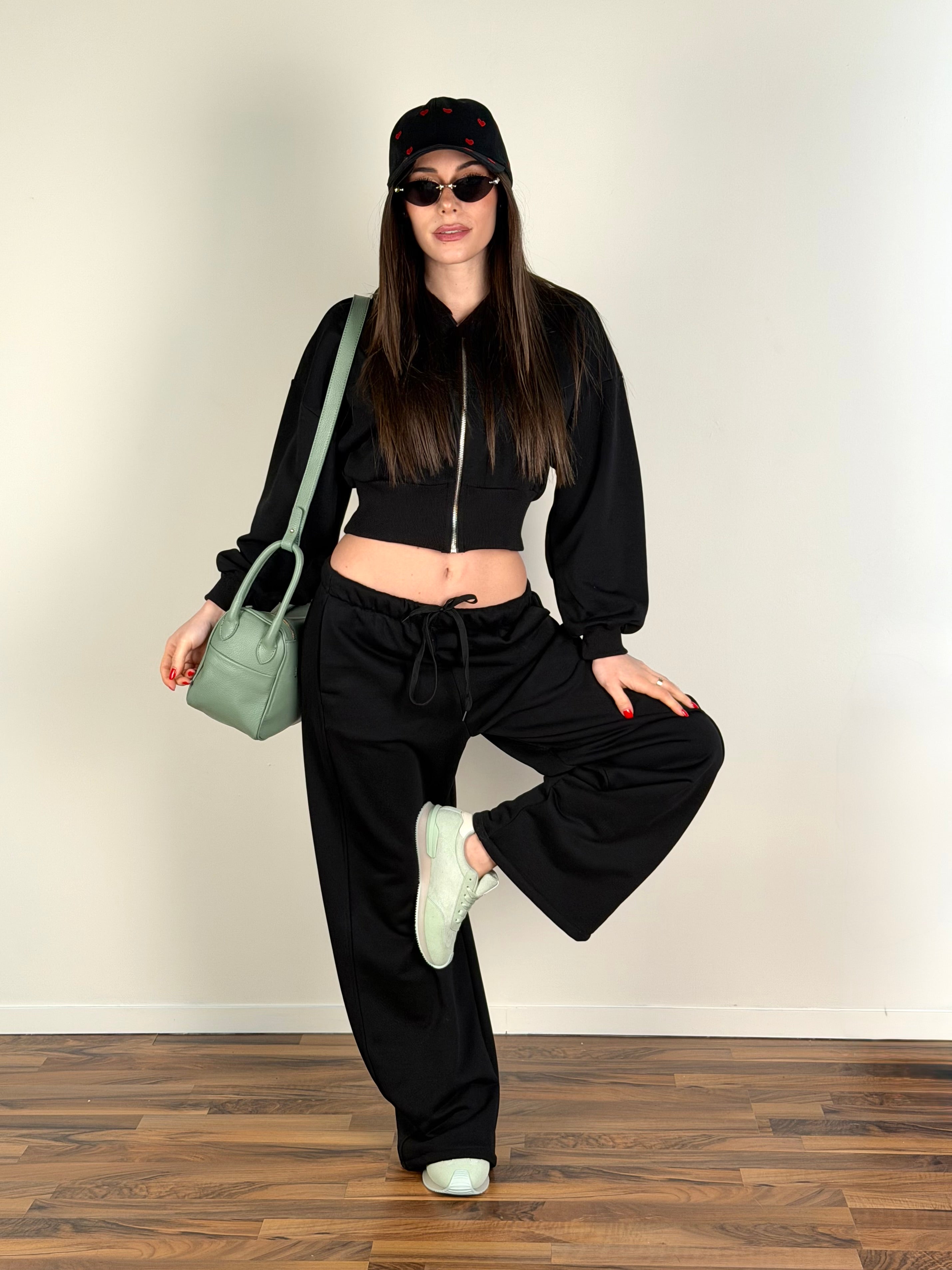 Pantalone tuta City nero