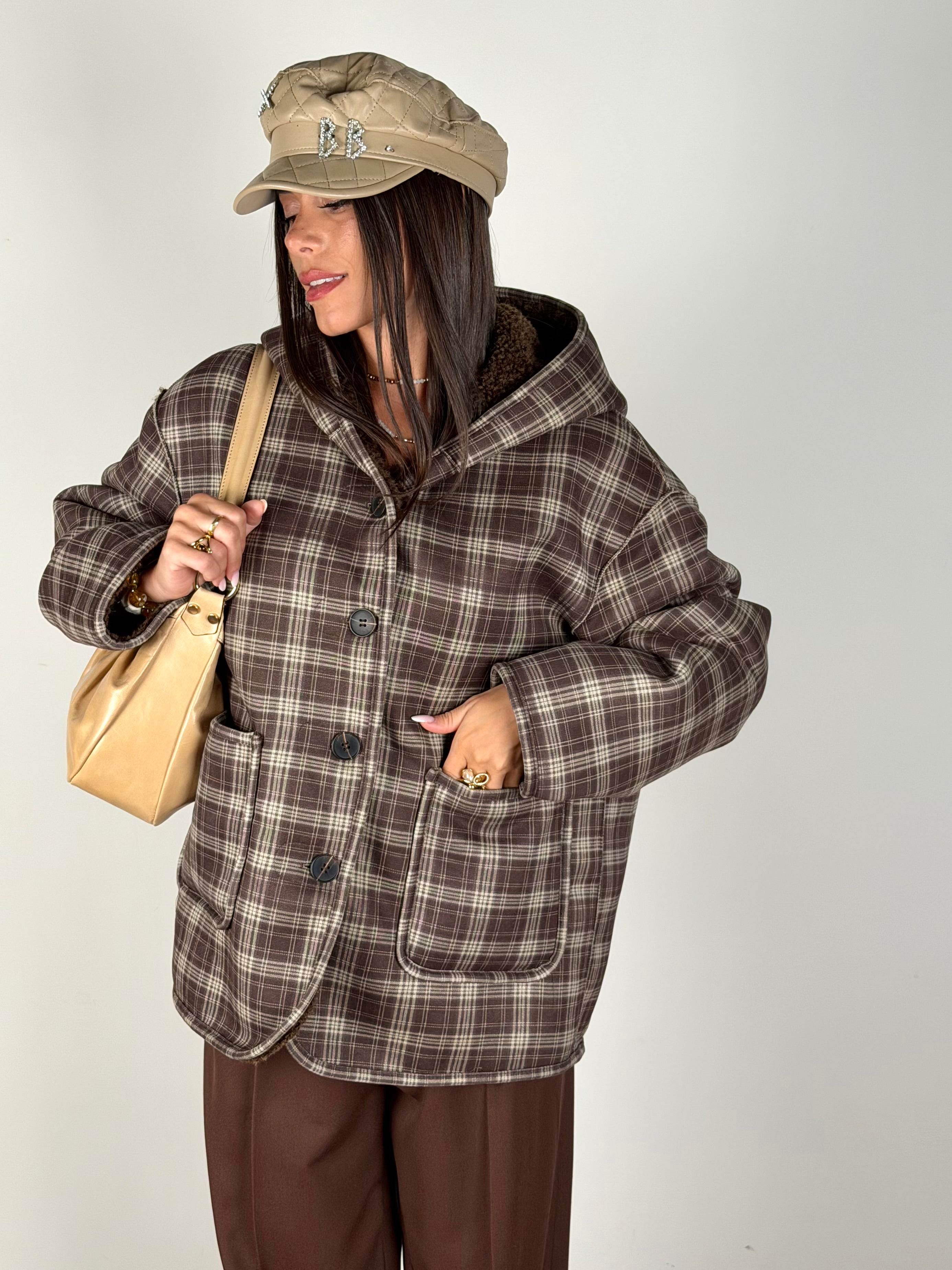 Teddy reversibile moro