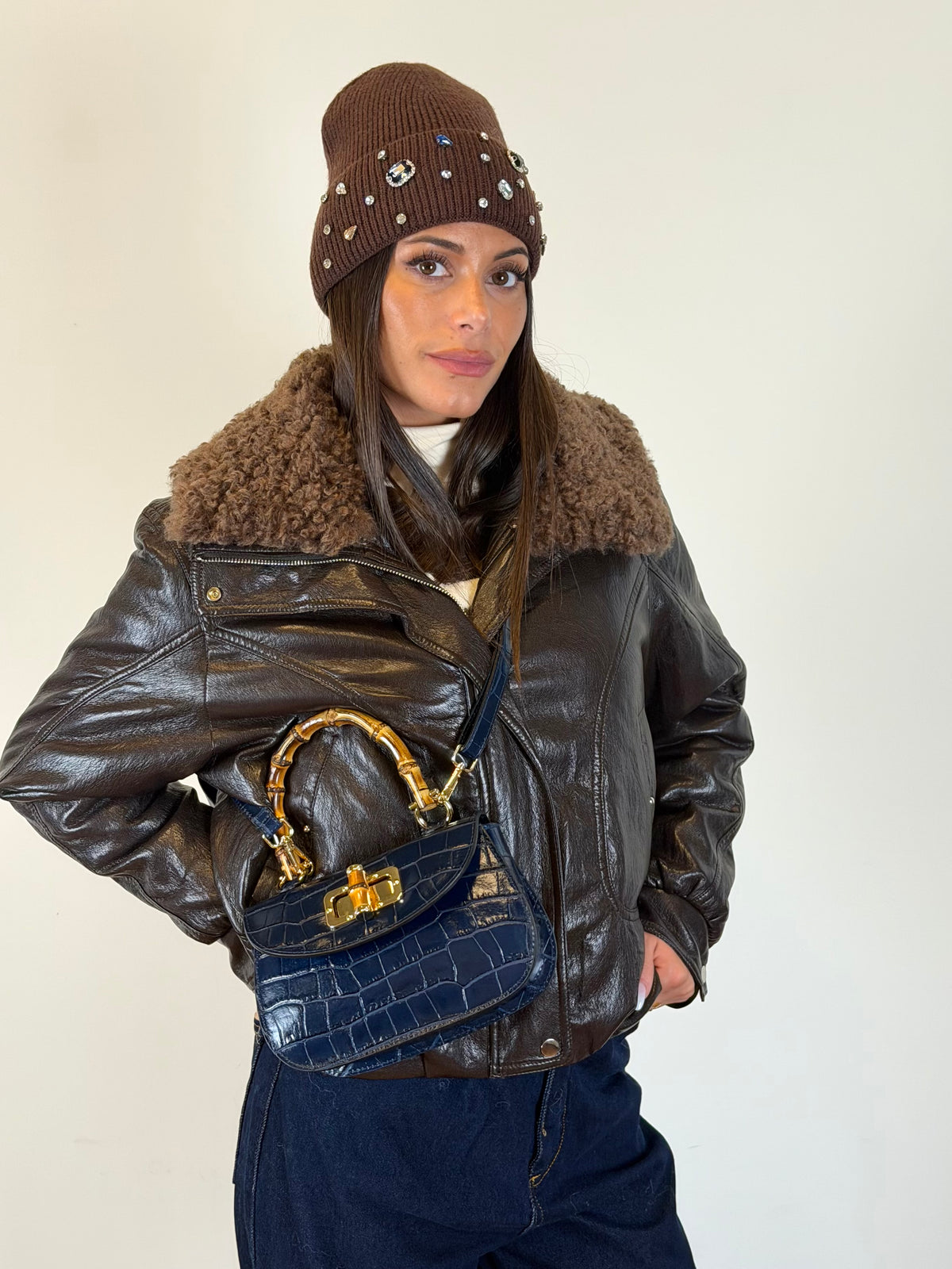 Cappotto Bomber Rebel moro