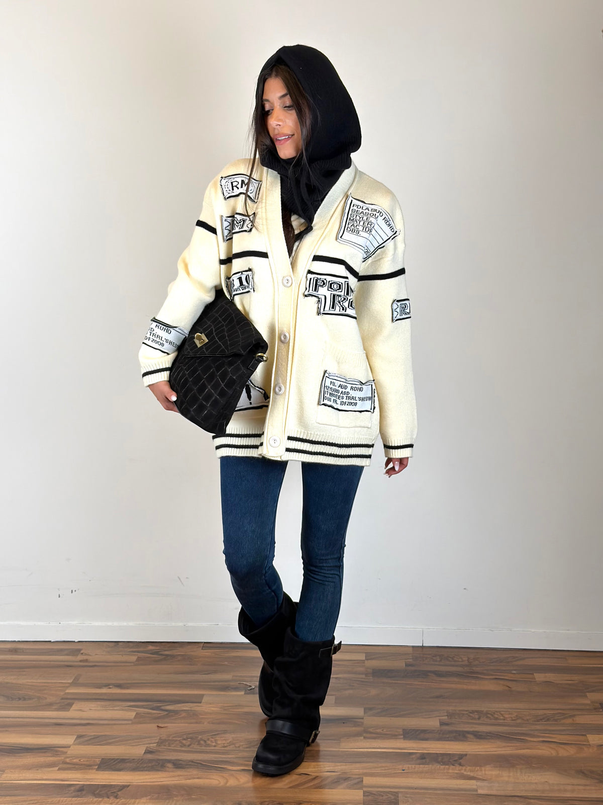 Maxi cardigan applicazioni