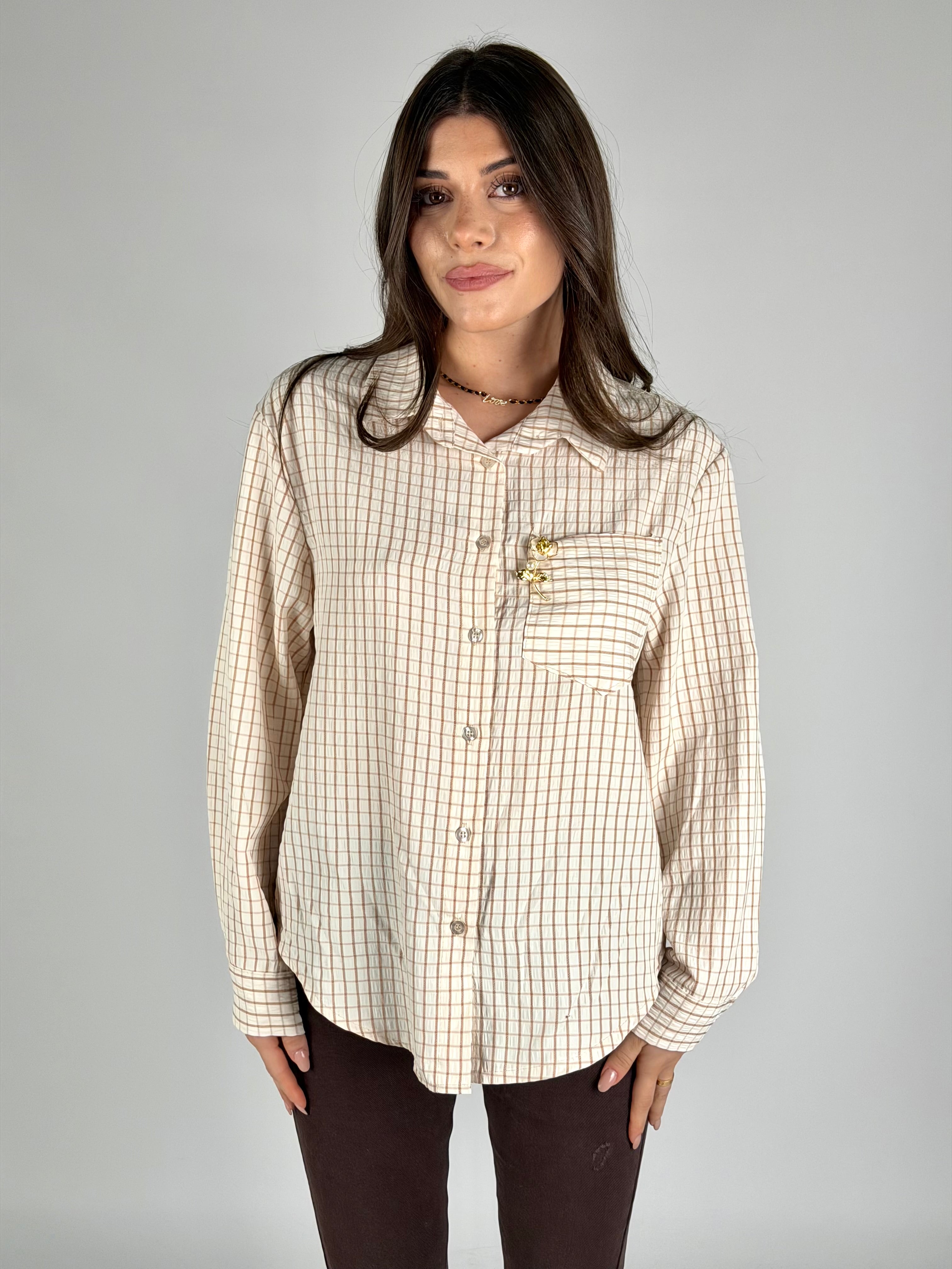 Camicia Naomi beige