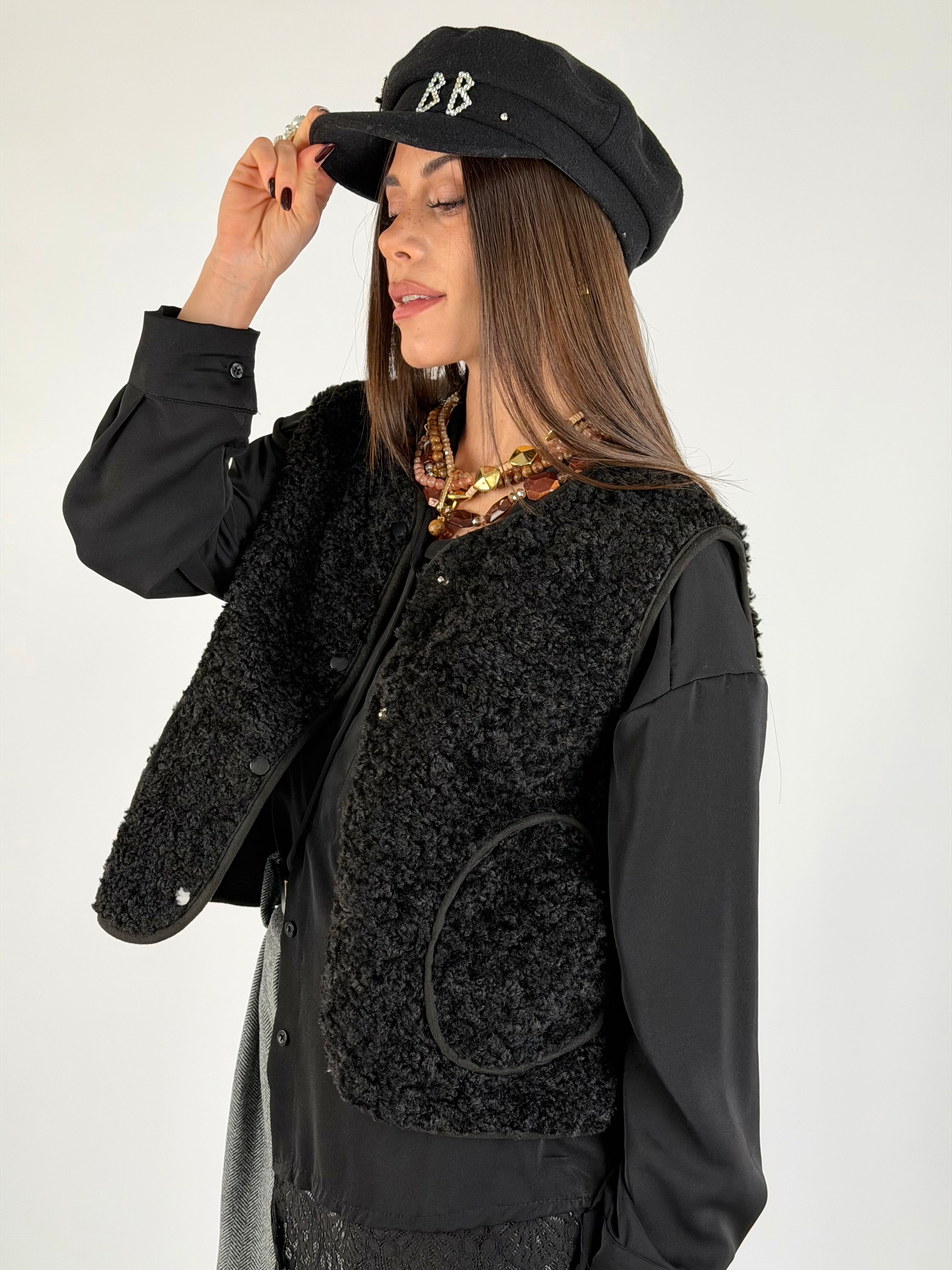 Gilet Cecy nero