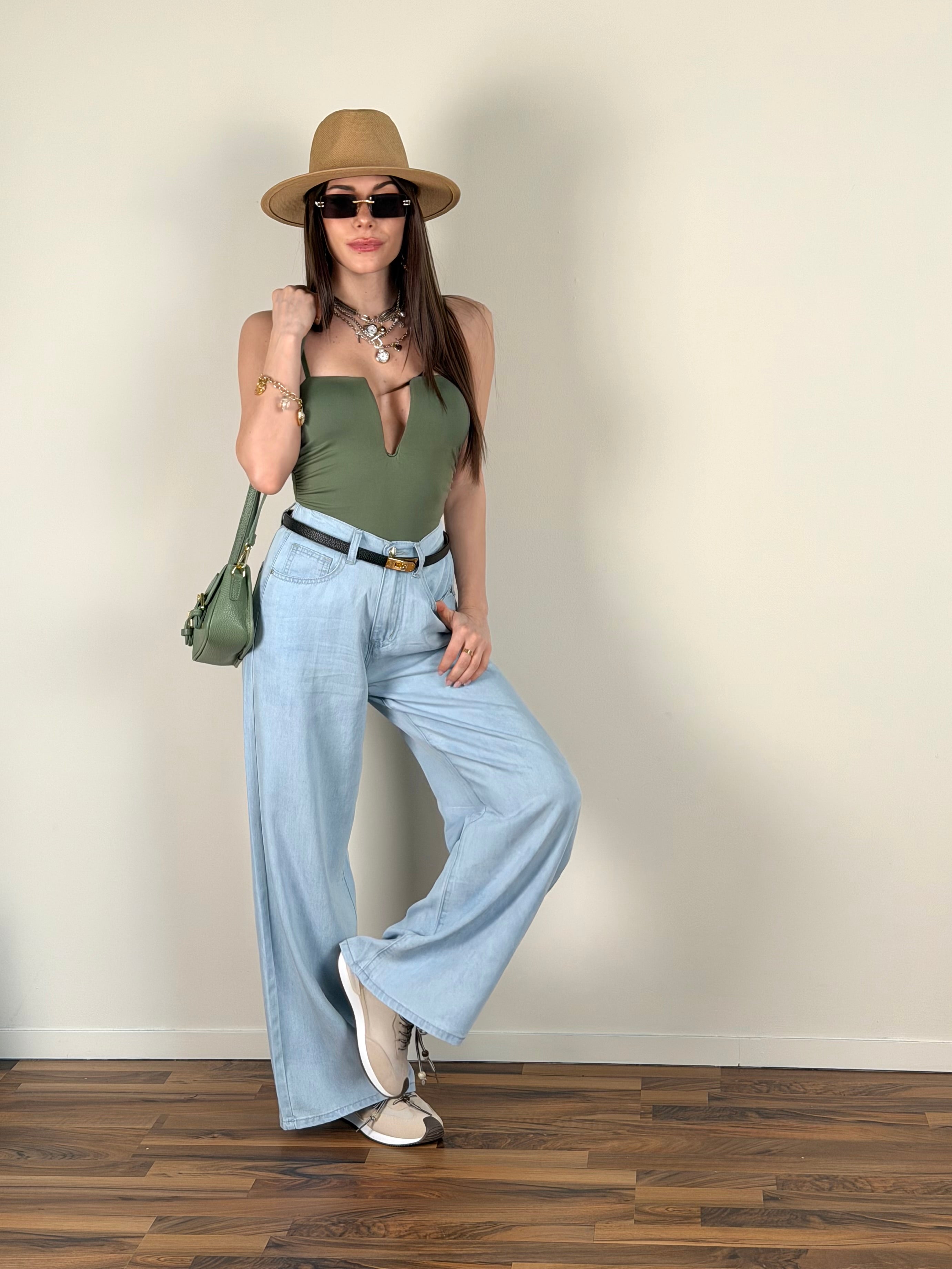 Body Rose verde