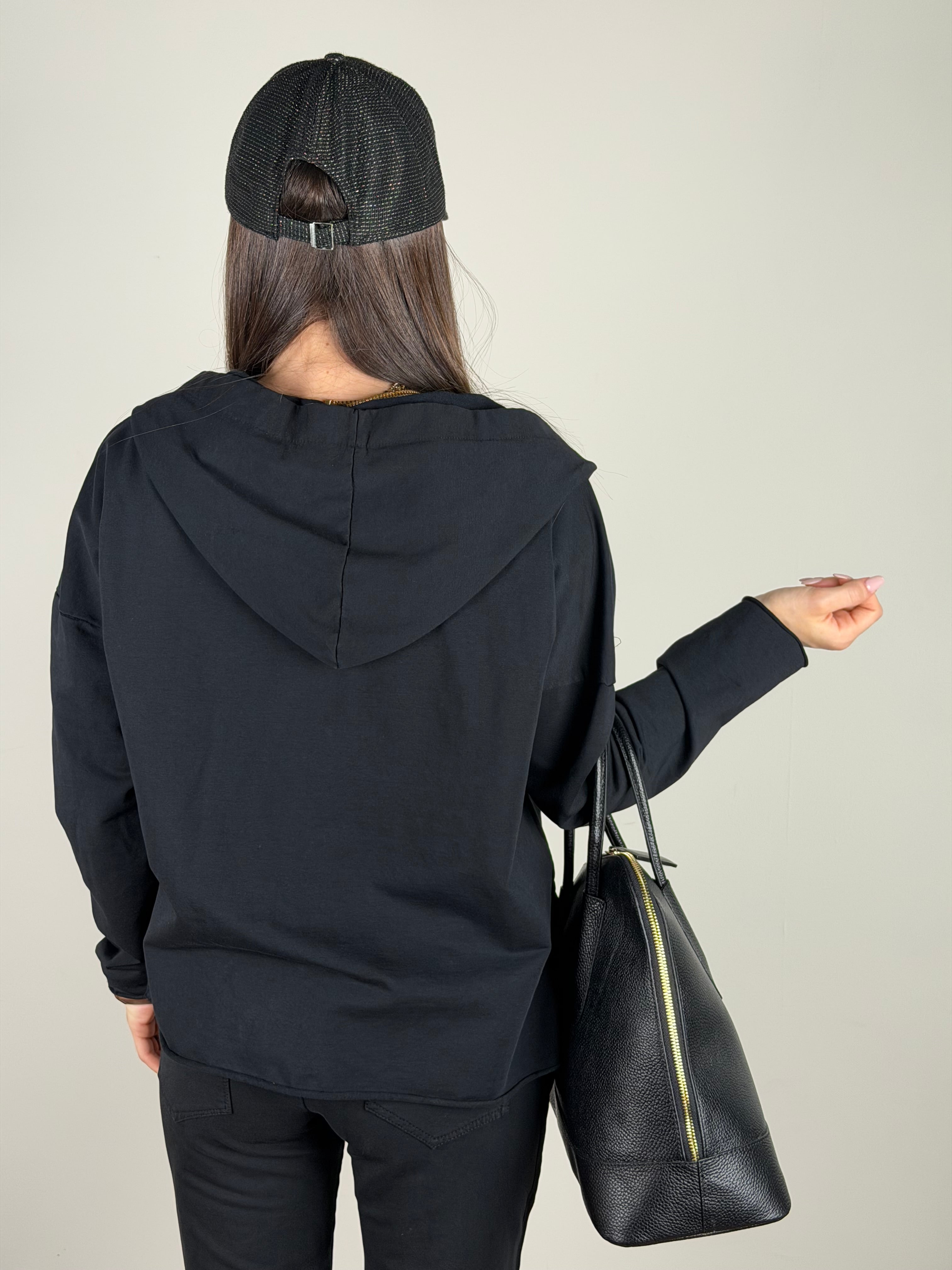 Felpa Malibu nero