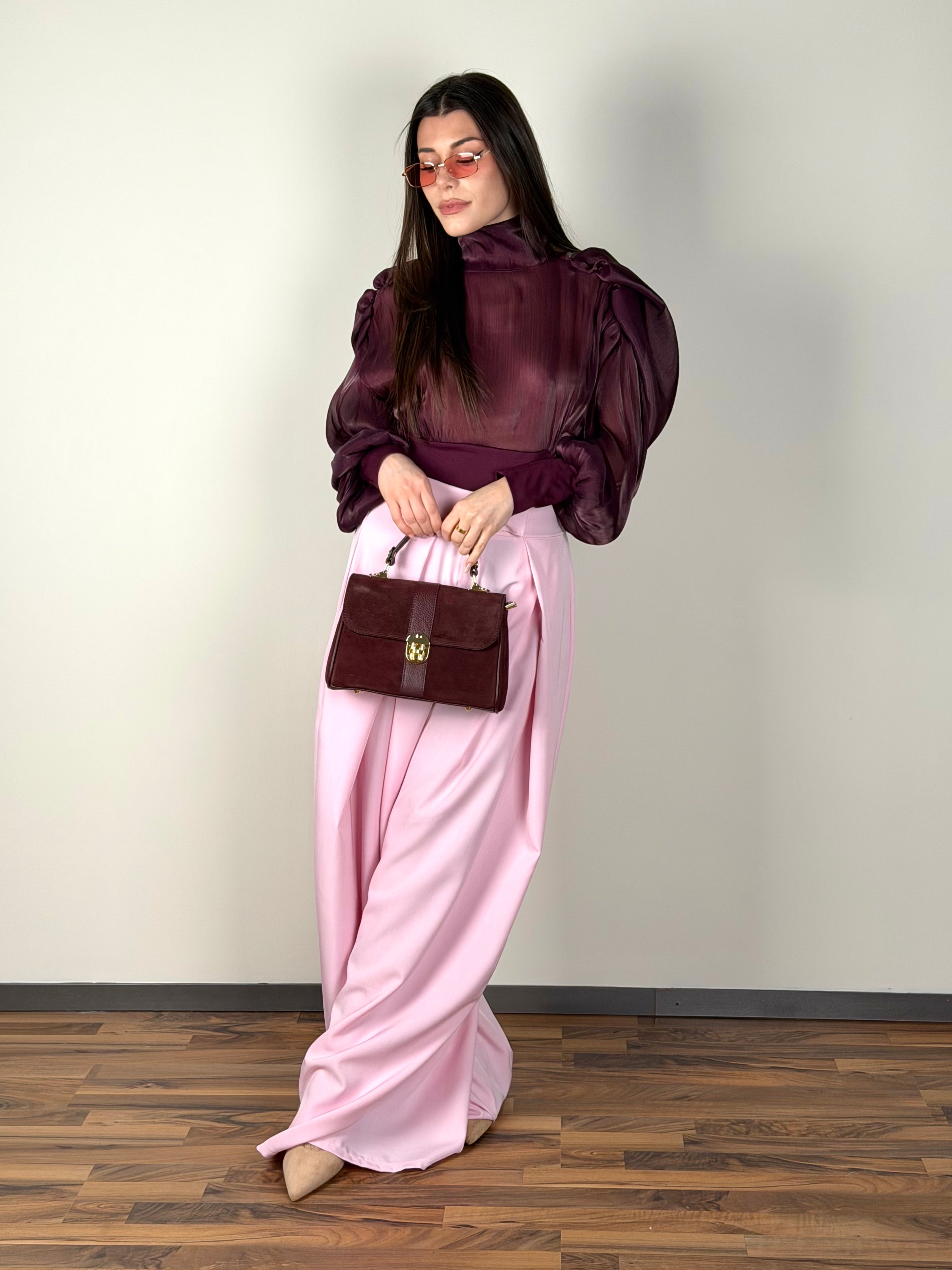 Pantalone Jasmine rosa