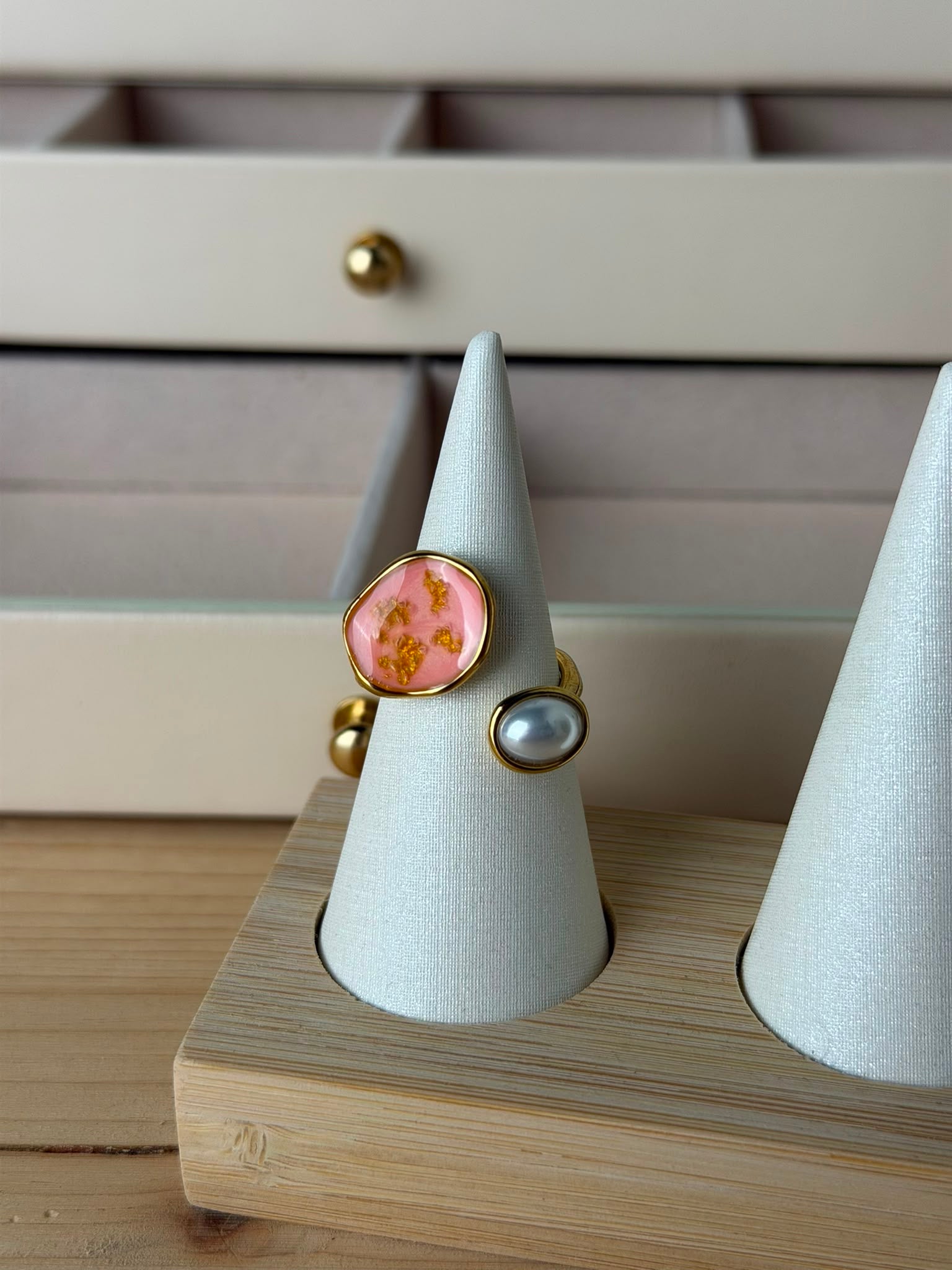 Anello elegante ROSA  - COLLEZIONE HAPPY