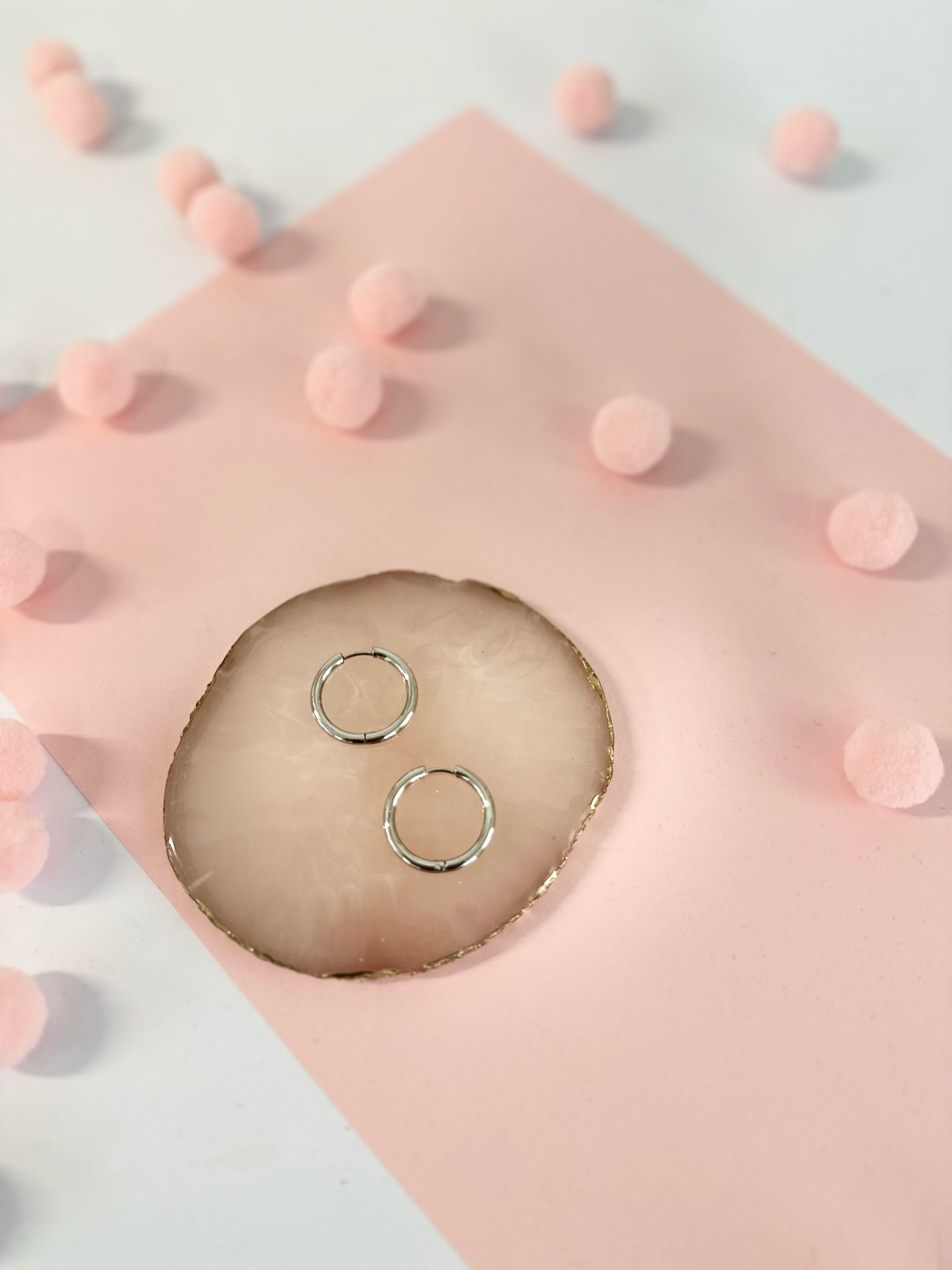 Orecchini cerchio slim medio