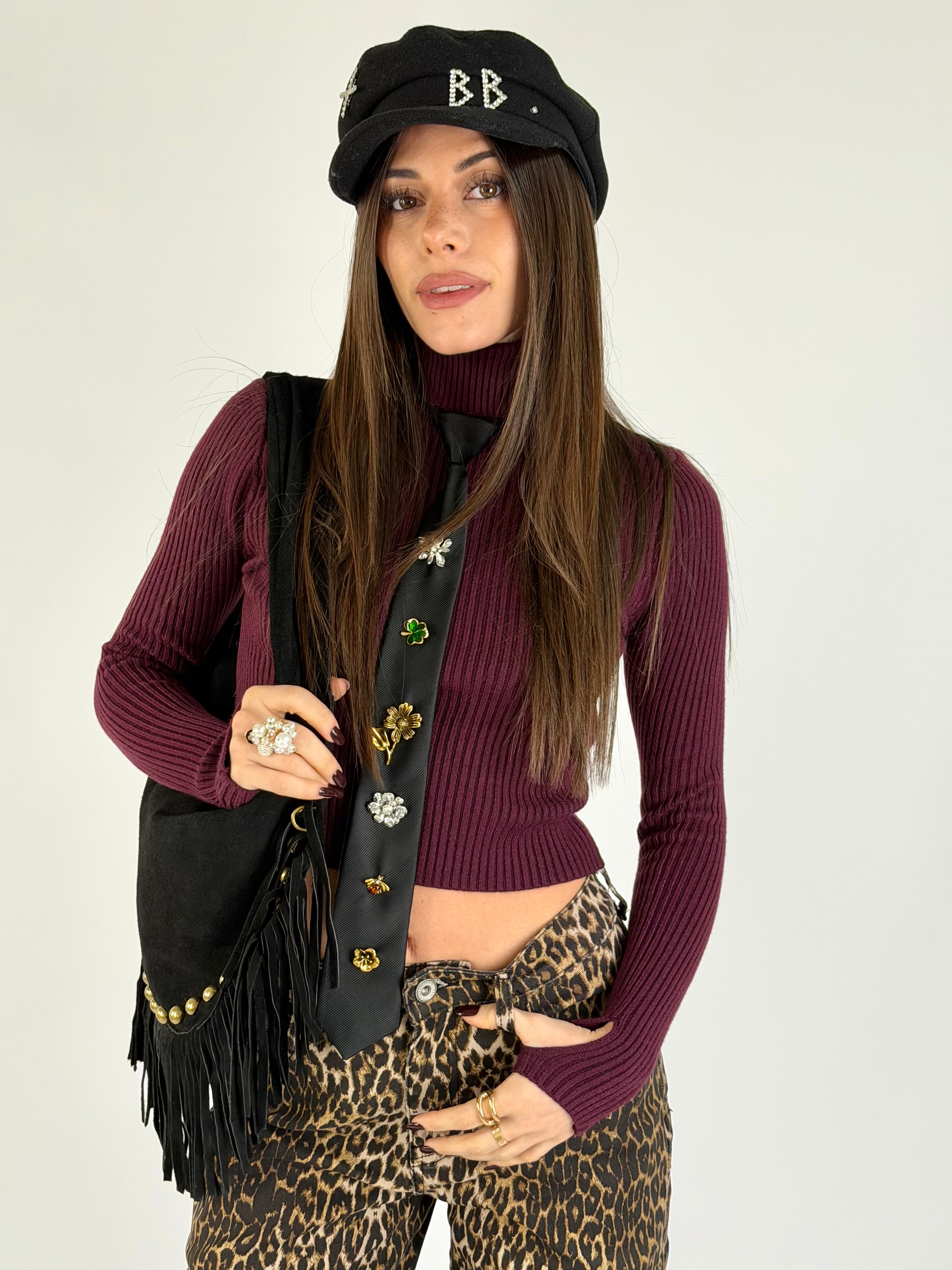 Maglia Safari bordeaux