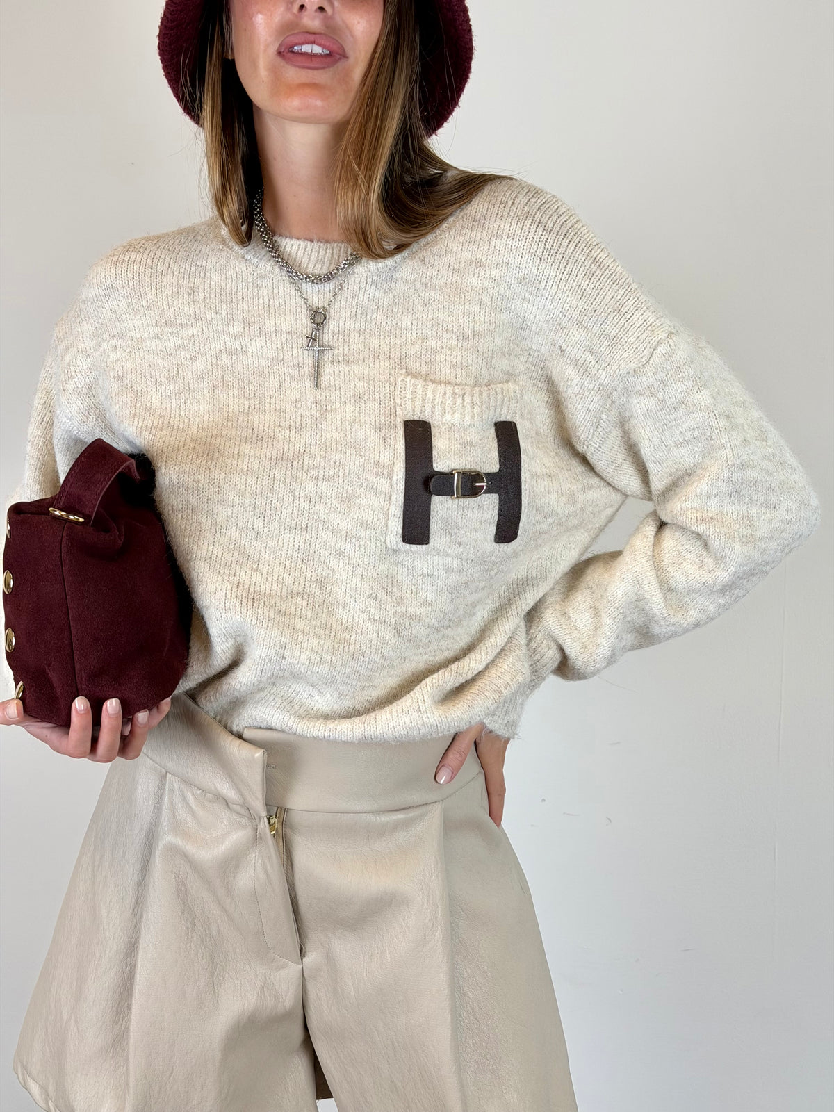 Maglia Harpina beige