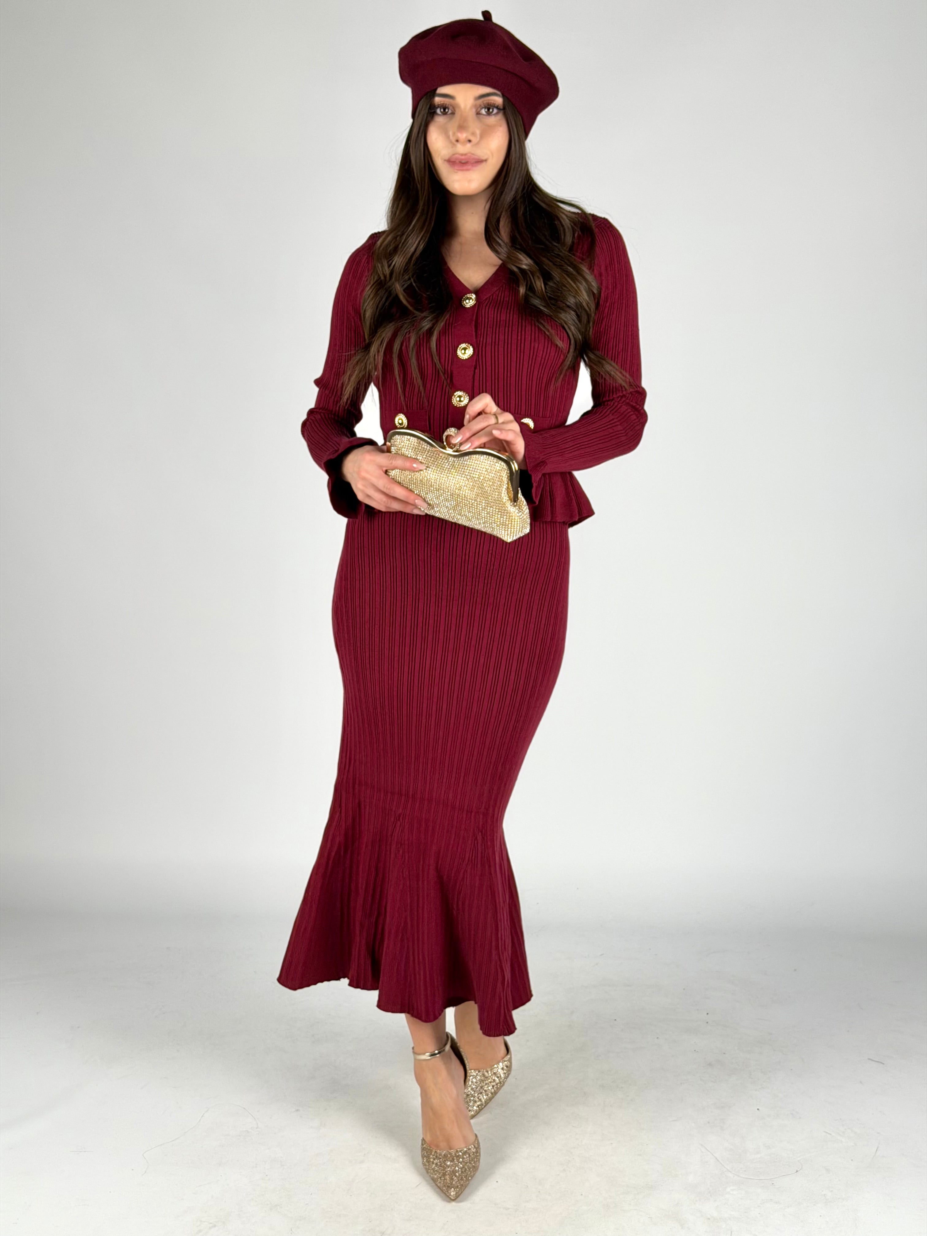 Set completo Cindy bordeaux