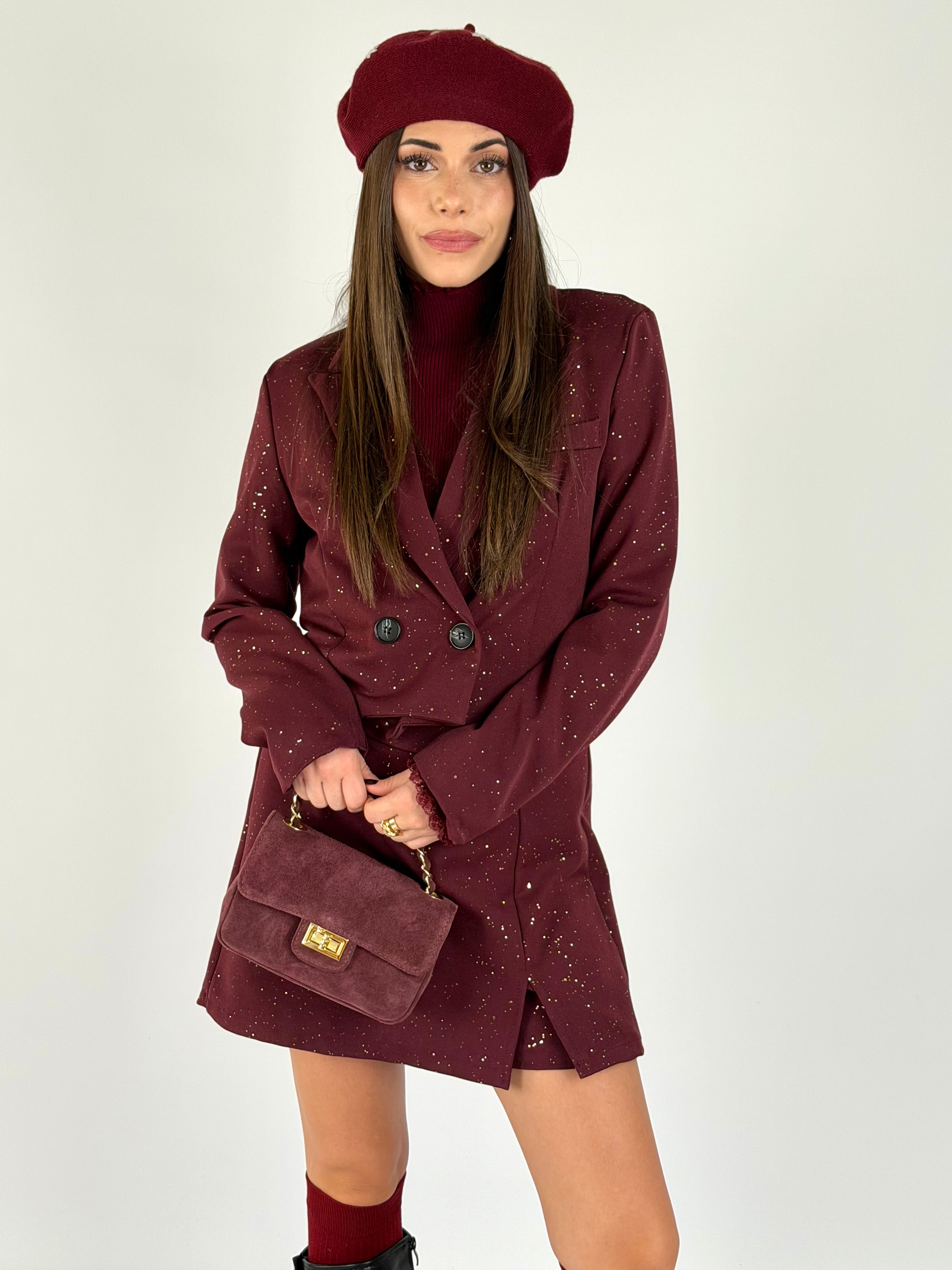Completo Nina bordeaux