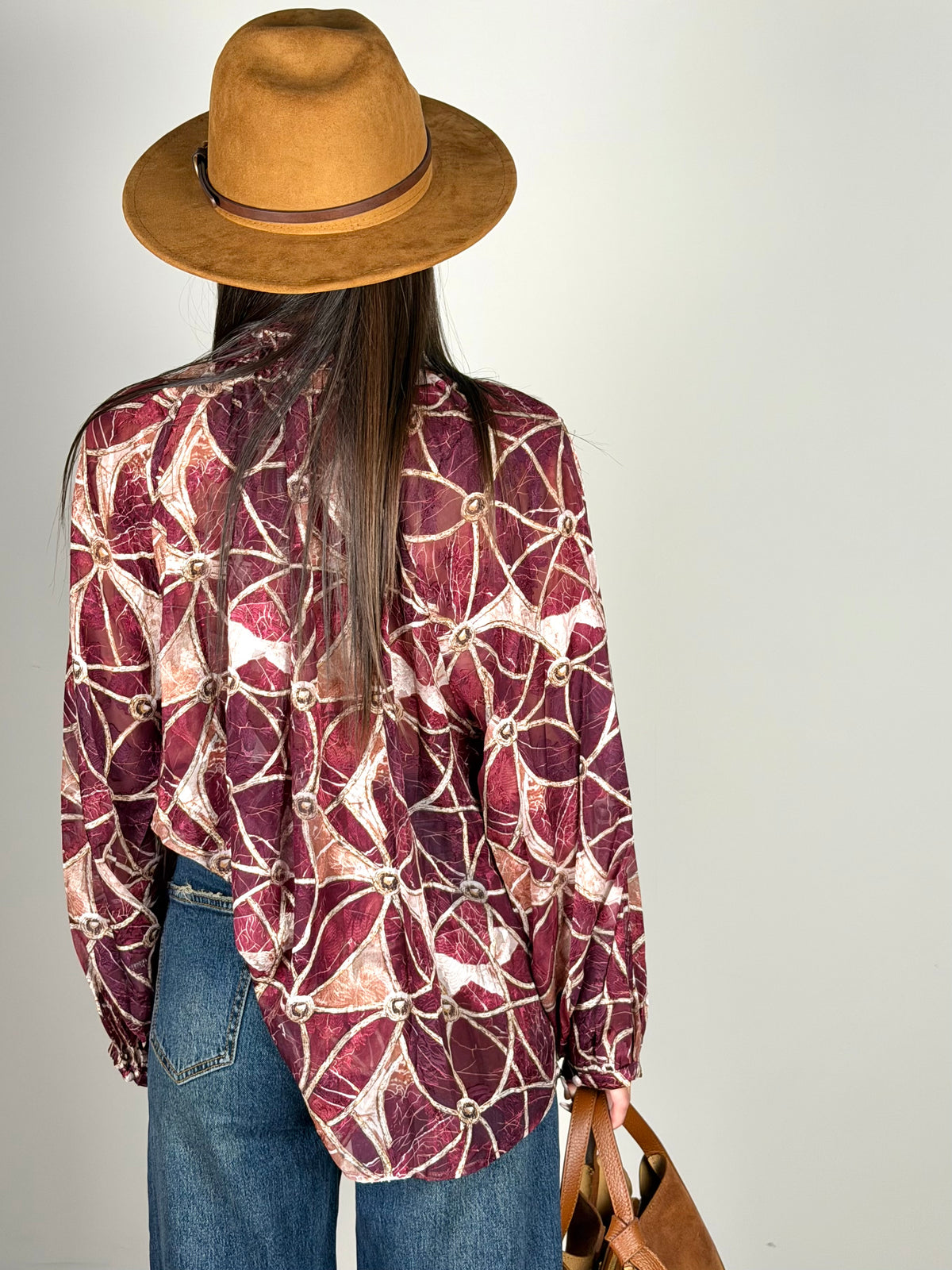 Camicia Sugar bordeaux